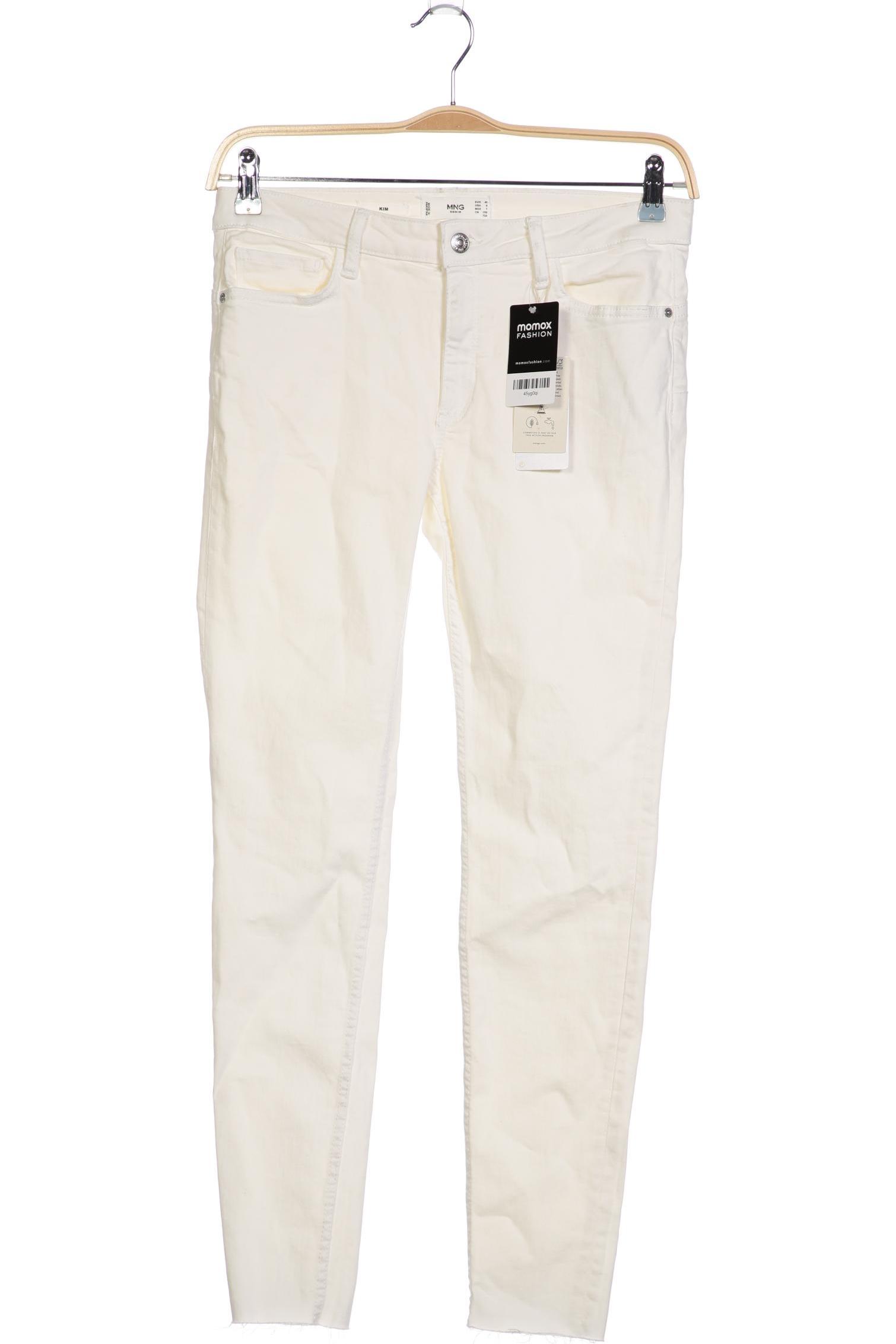 

Mango Damen Jeans, cremeweiß, Gr. 40