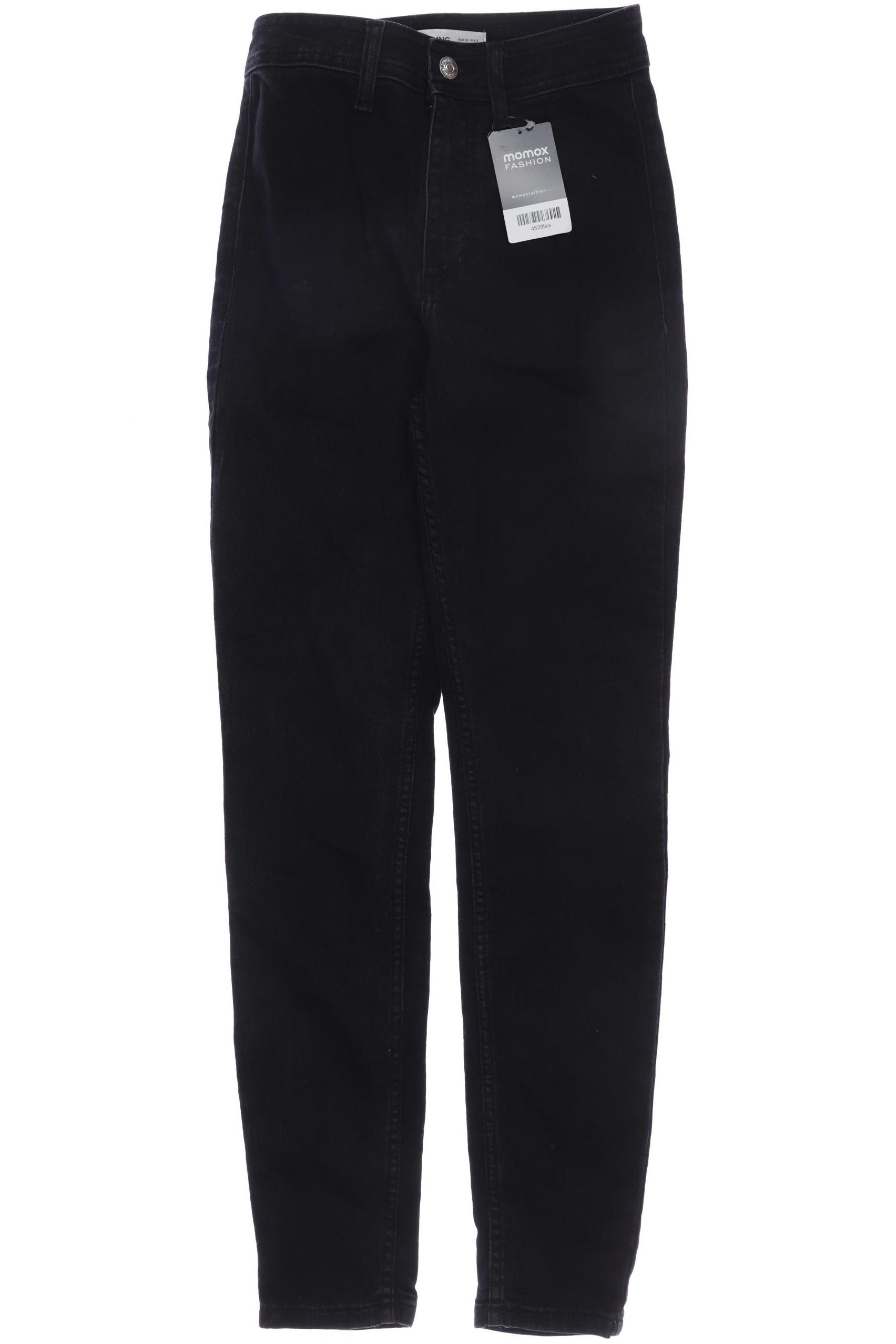 

Mango Damen Jeans, schwarz, Gr. 34