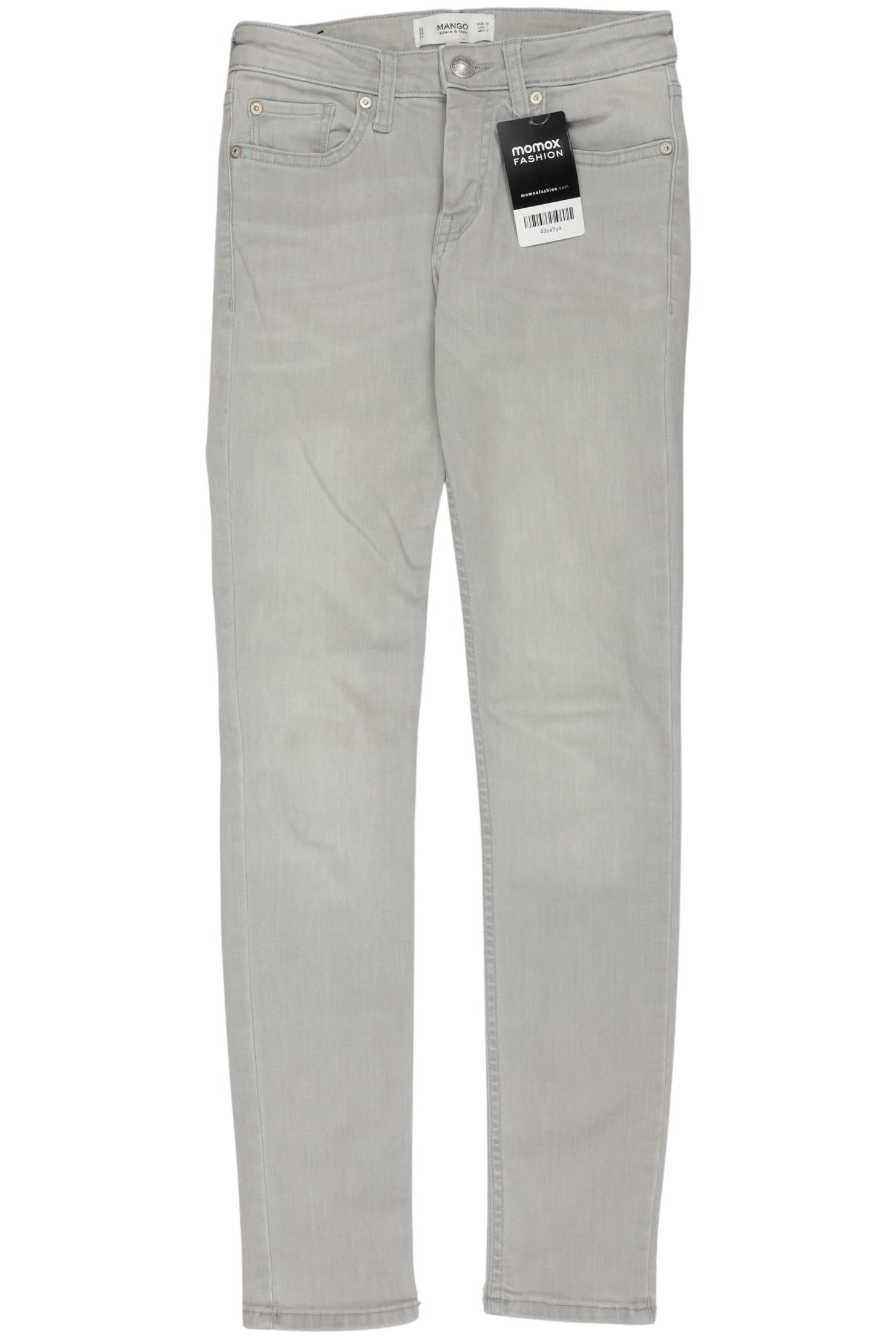 

Mango Damen Jeans, grau, Gr. 32