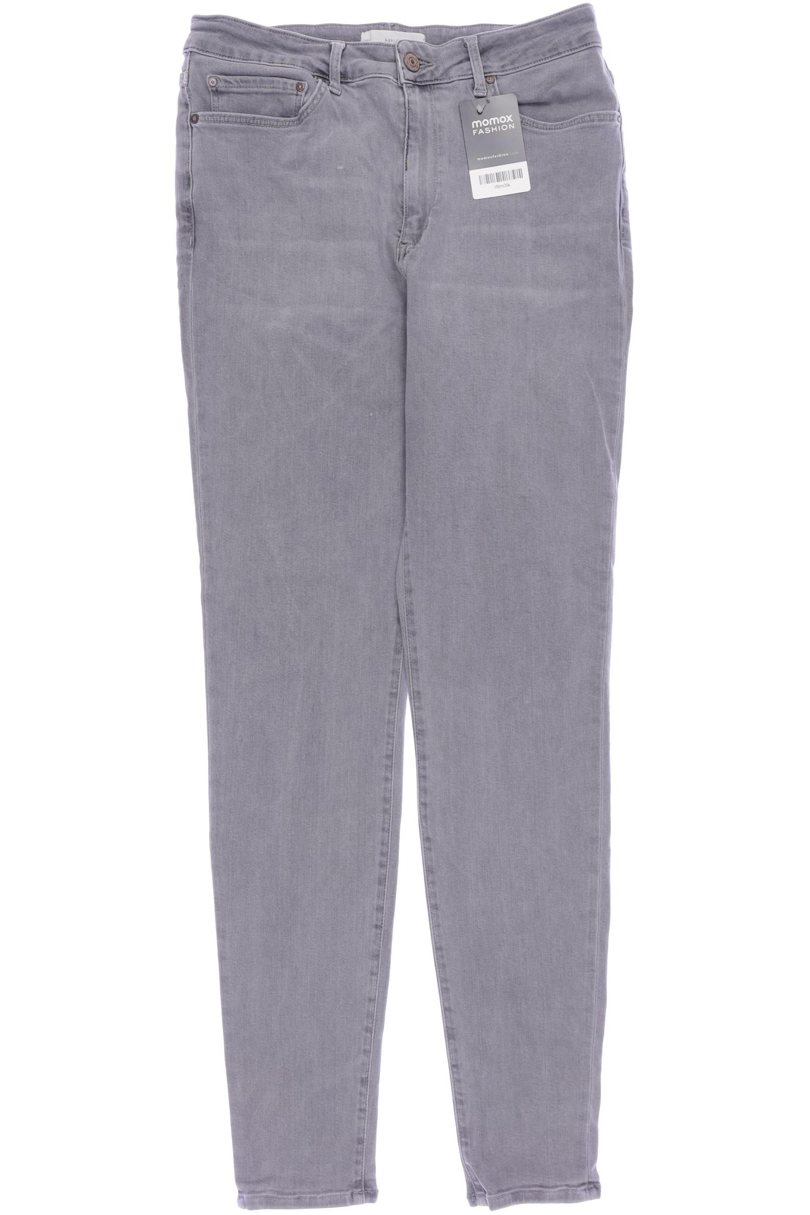 

Mango Damen Jeans, grau, Gr. 40