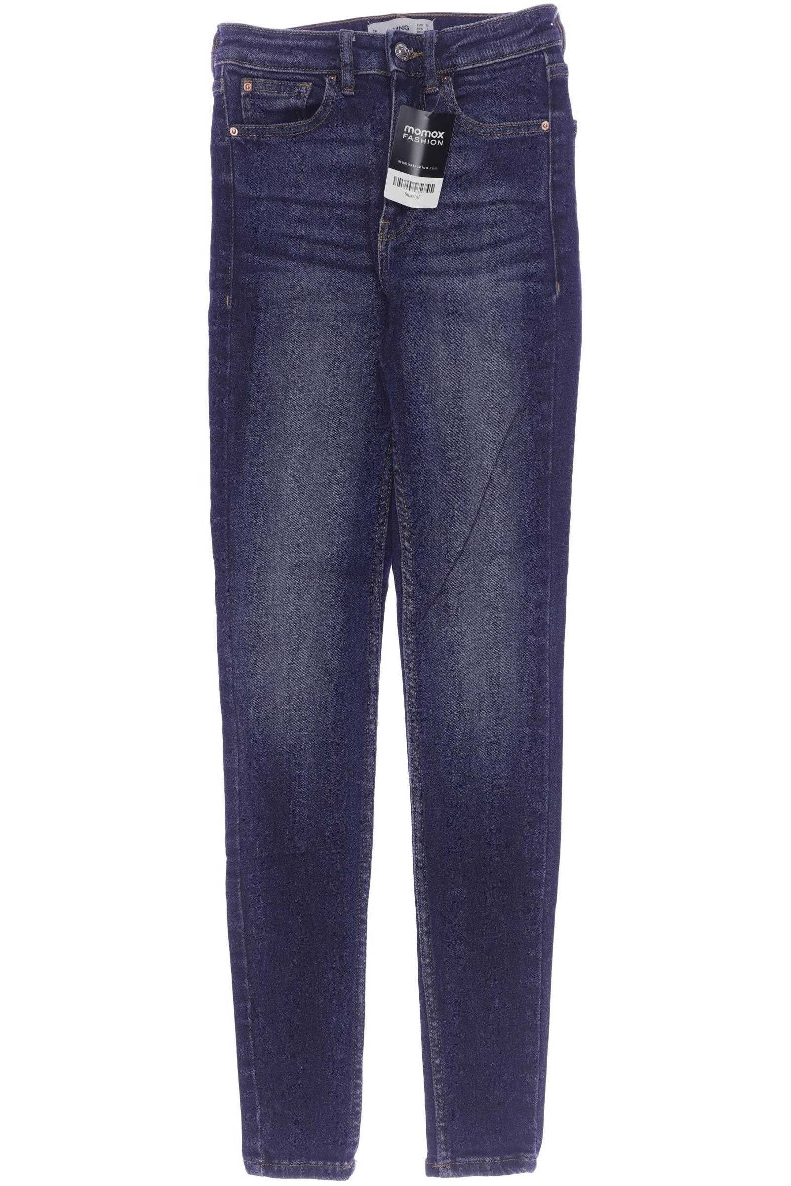 

Mango Damen Jeans, marineblau, Gr. 32