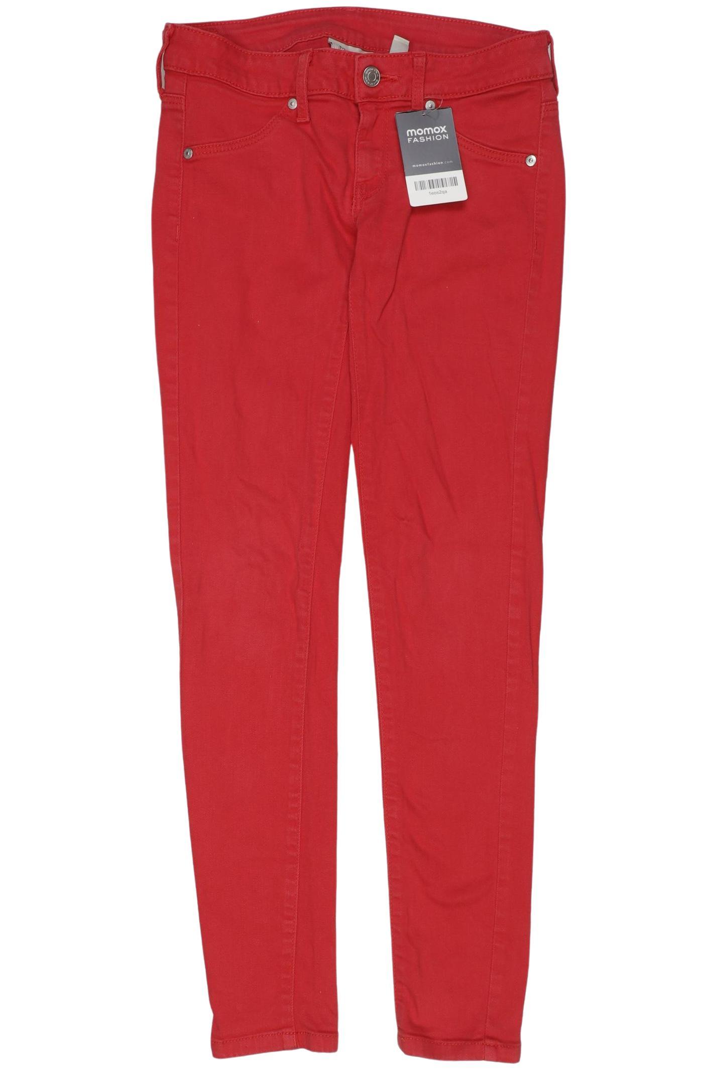 

Mango Damen Jeans, rot, Gr. 34