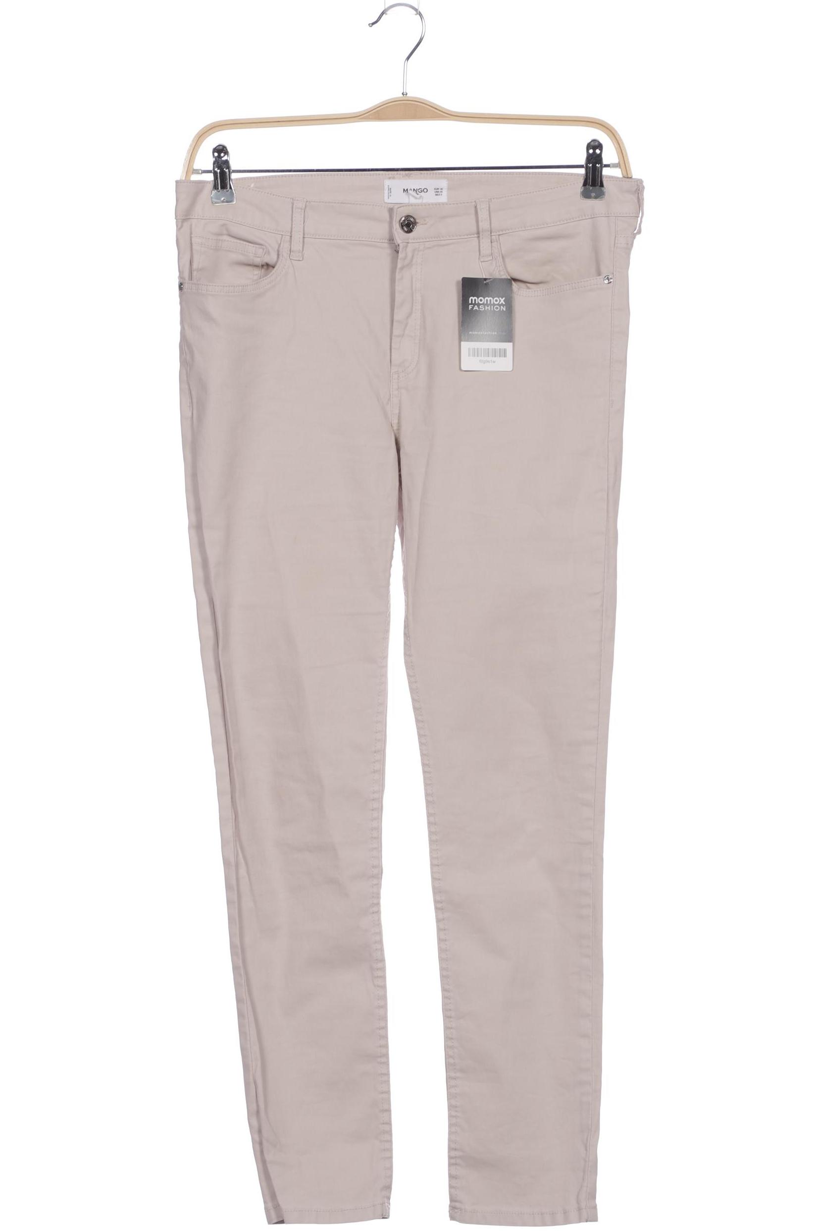 

Mango Damen Jeans, beige, Gr. 42