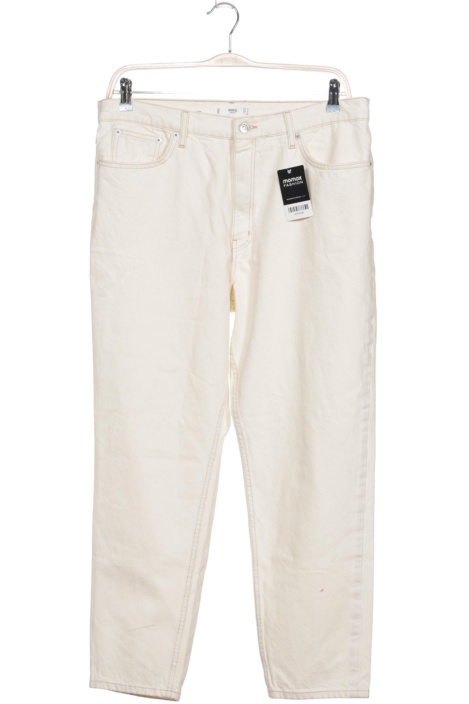 

Mango Damen Jeans, cremeweiß, Gr. 46