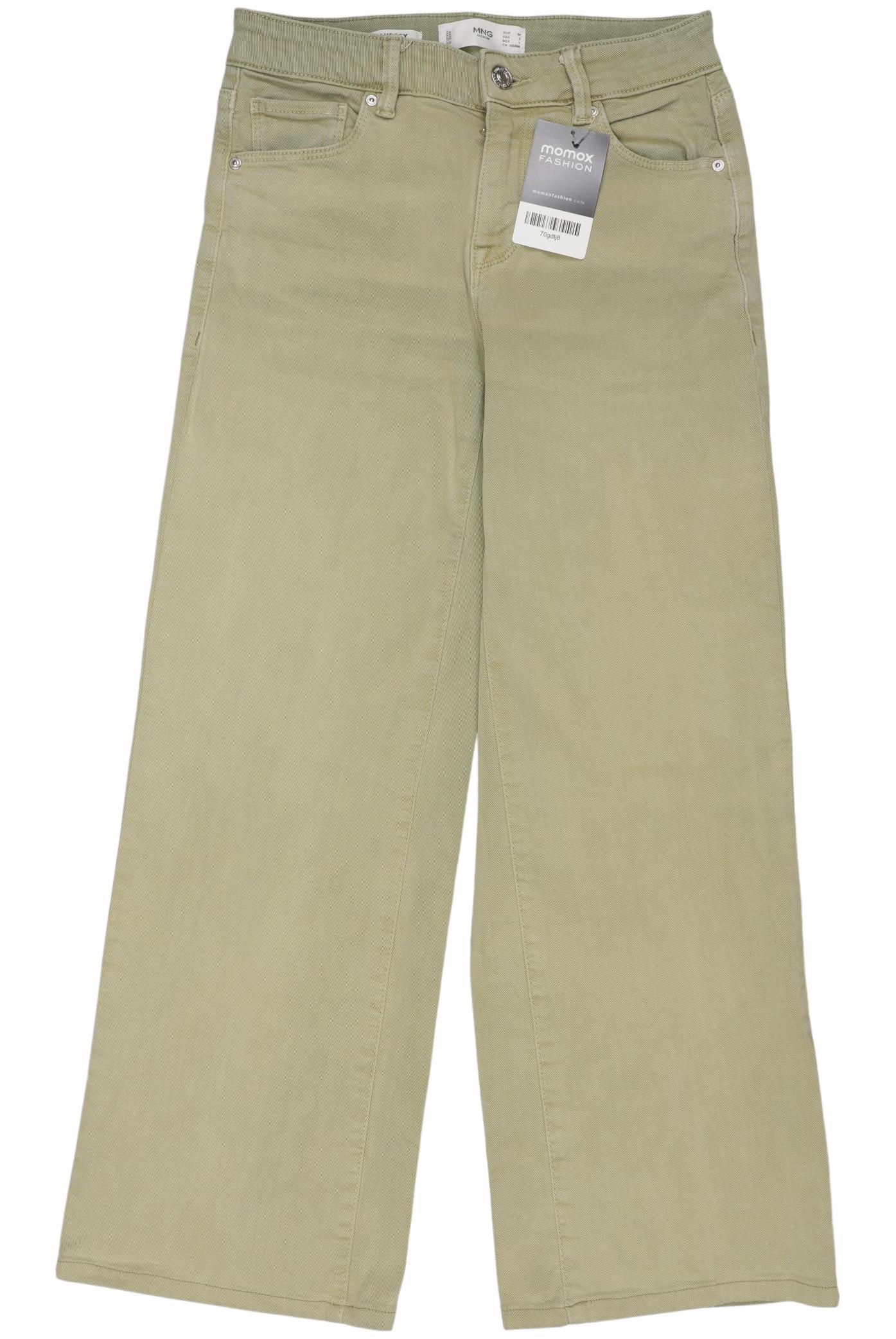 

Mango Damen Jeans, hellgrün, Gr. 34