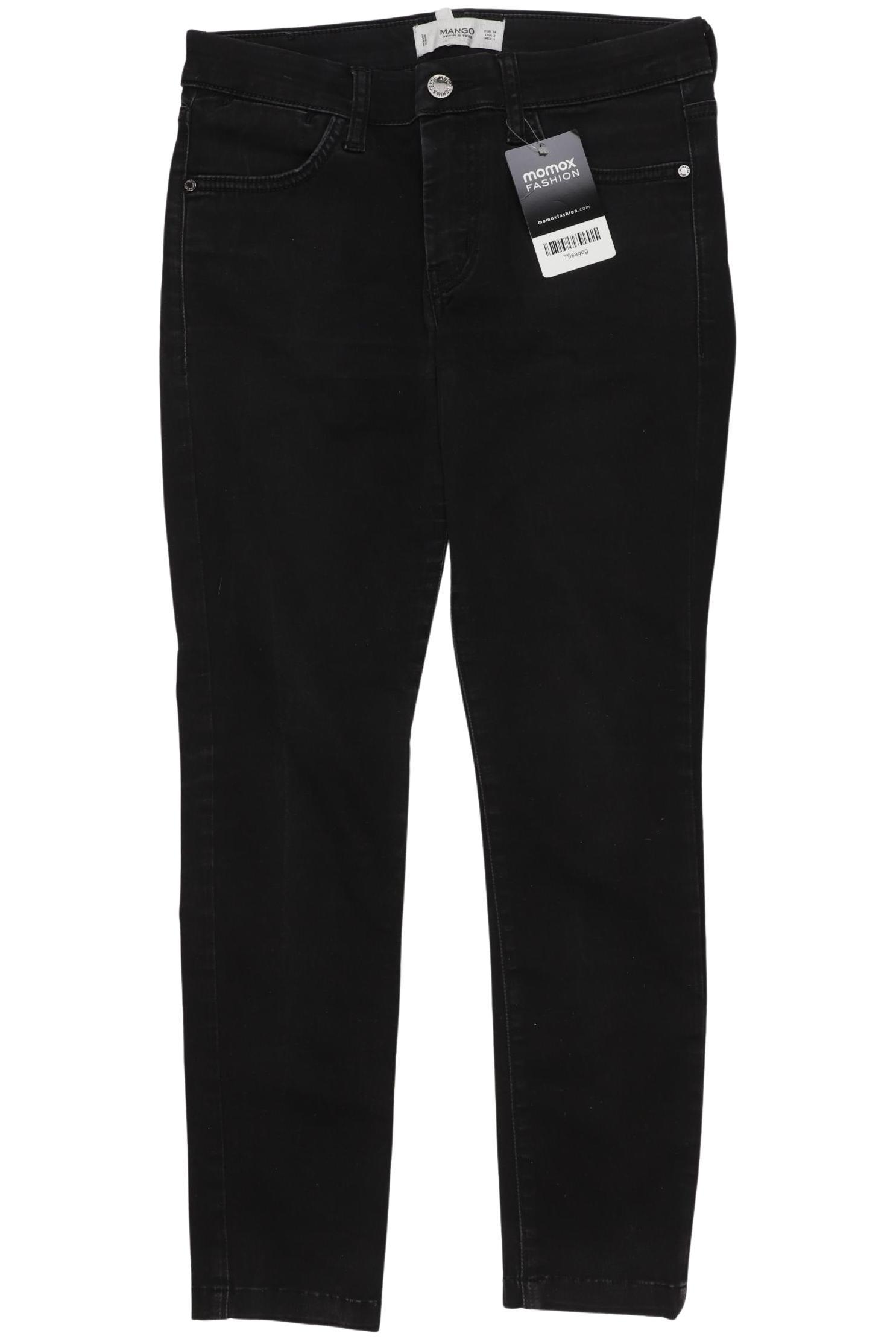 

Mango Damen Jeans, schwarz, Gr. 34