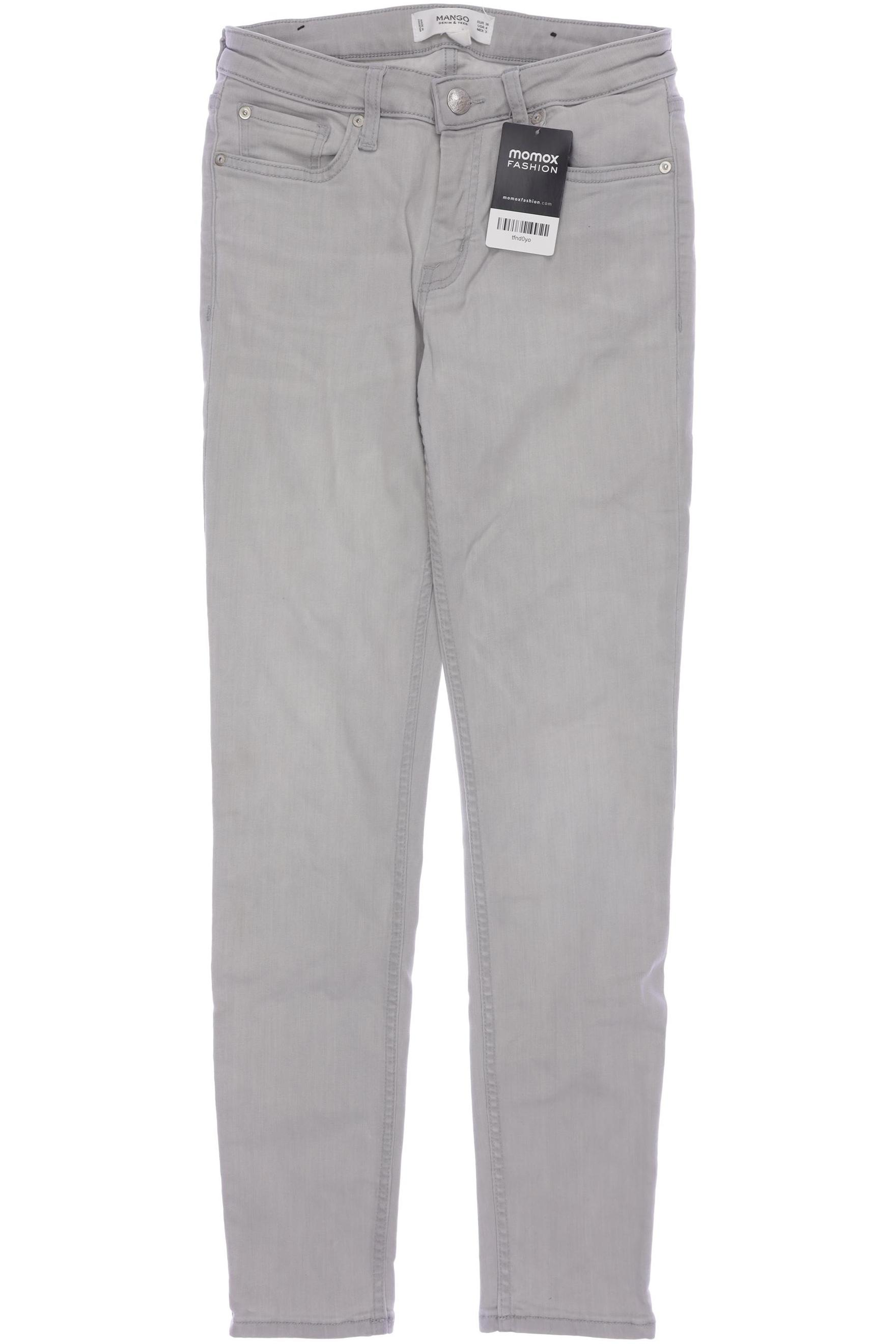 

Mango Damen Jeans, grau, Gr. 36