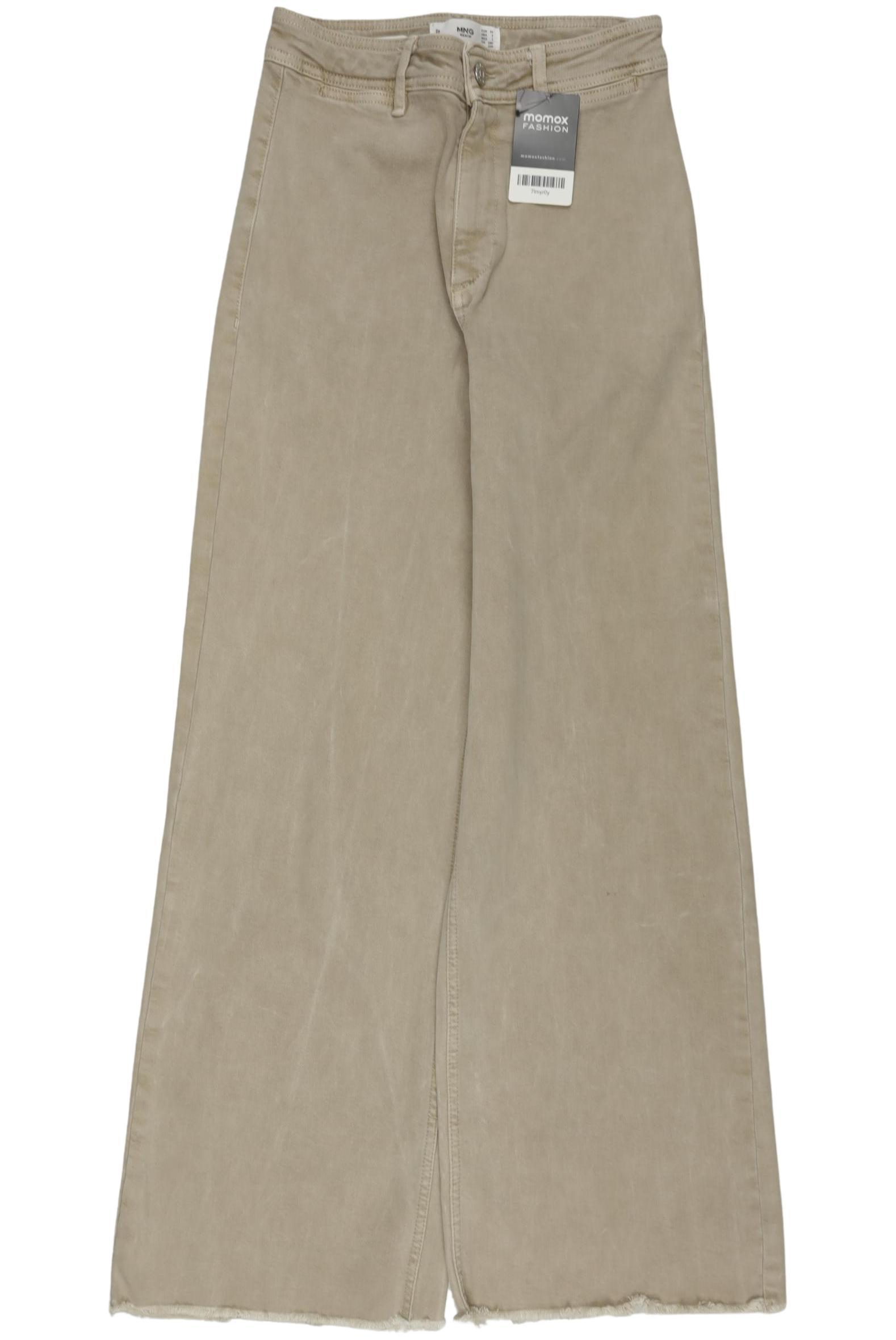 

Mango Damen Jeans, beige, Gr. 34