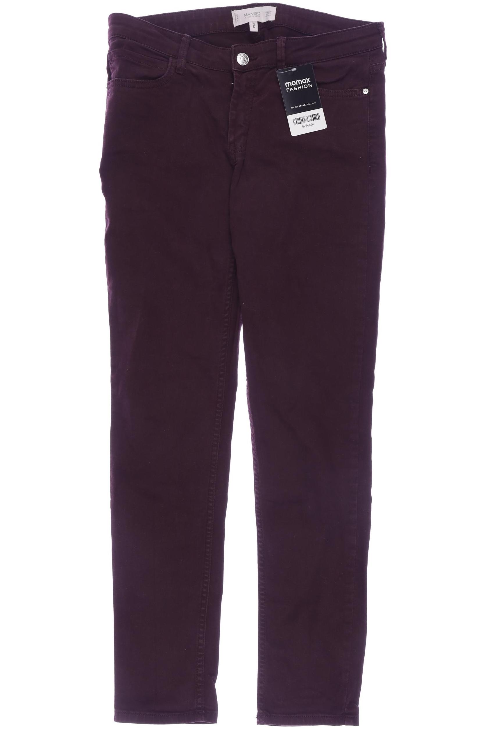 

Mango Damen Jeans, bordeaux, Gr. 36