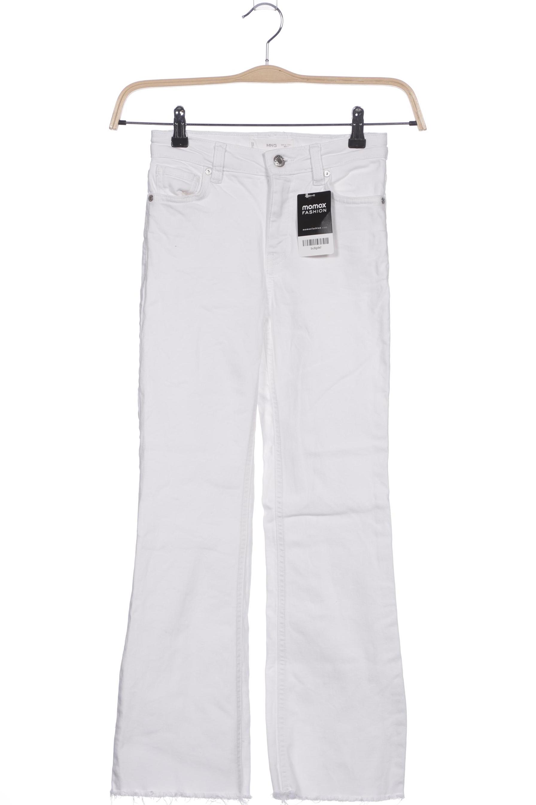 

Mango Damen Jeans, weiß, Gr. 32