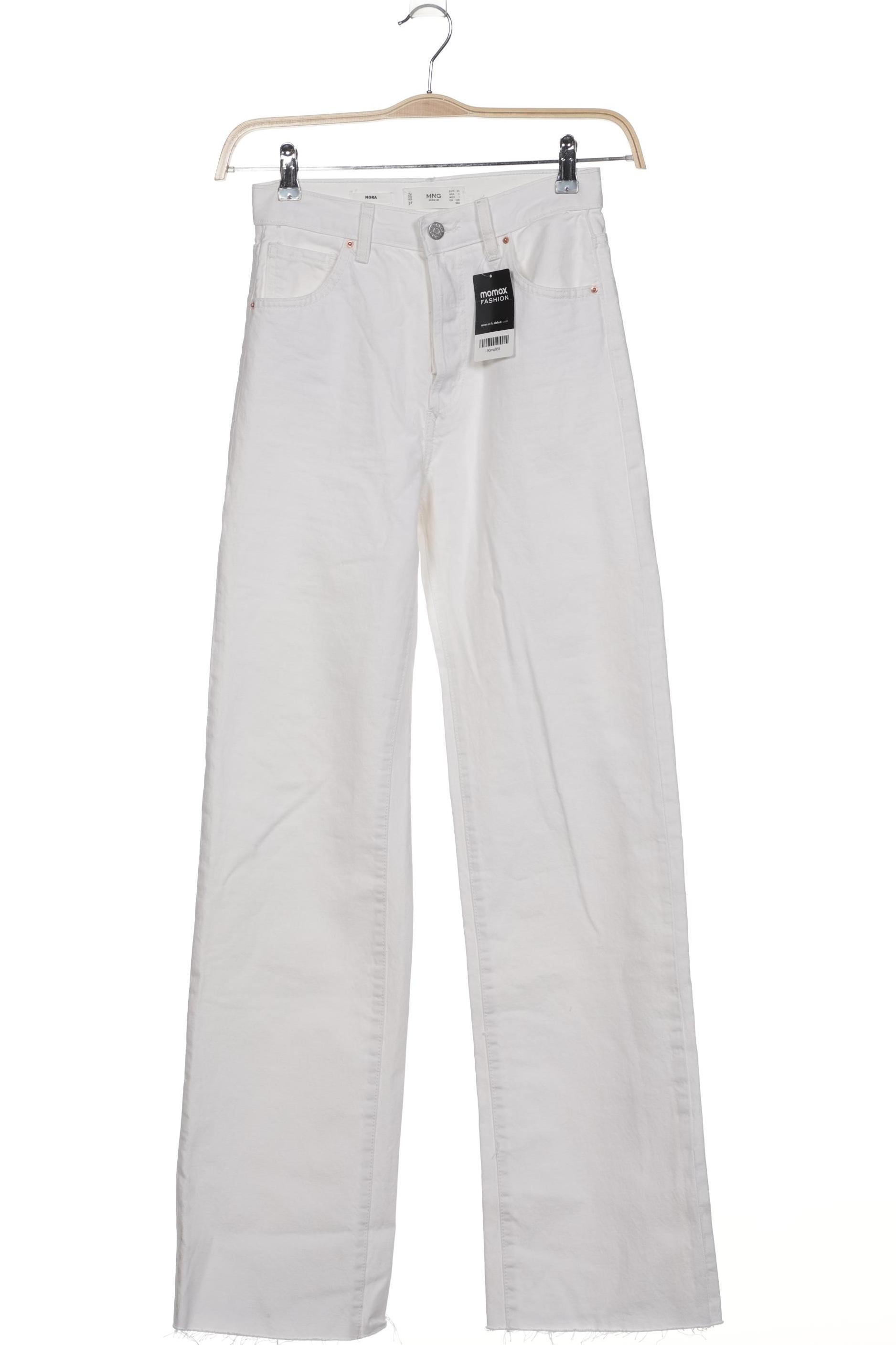 

Mango Damen Jeans, weiß, Gr. 34