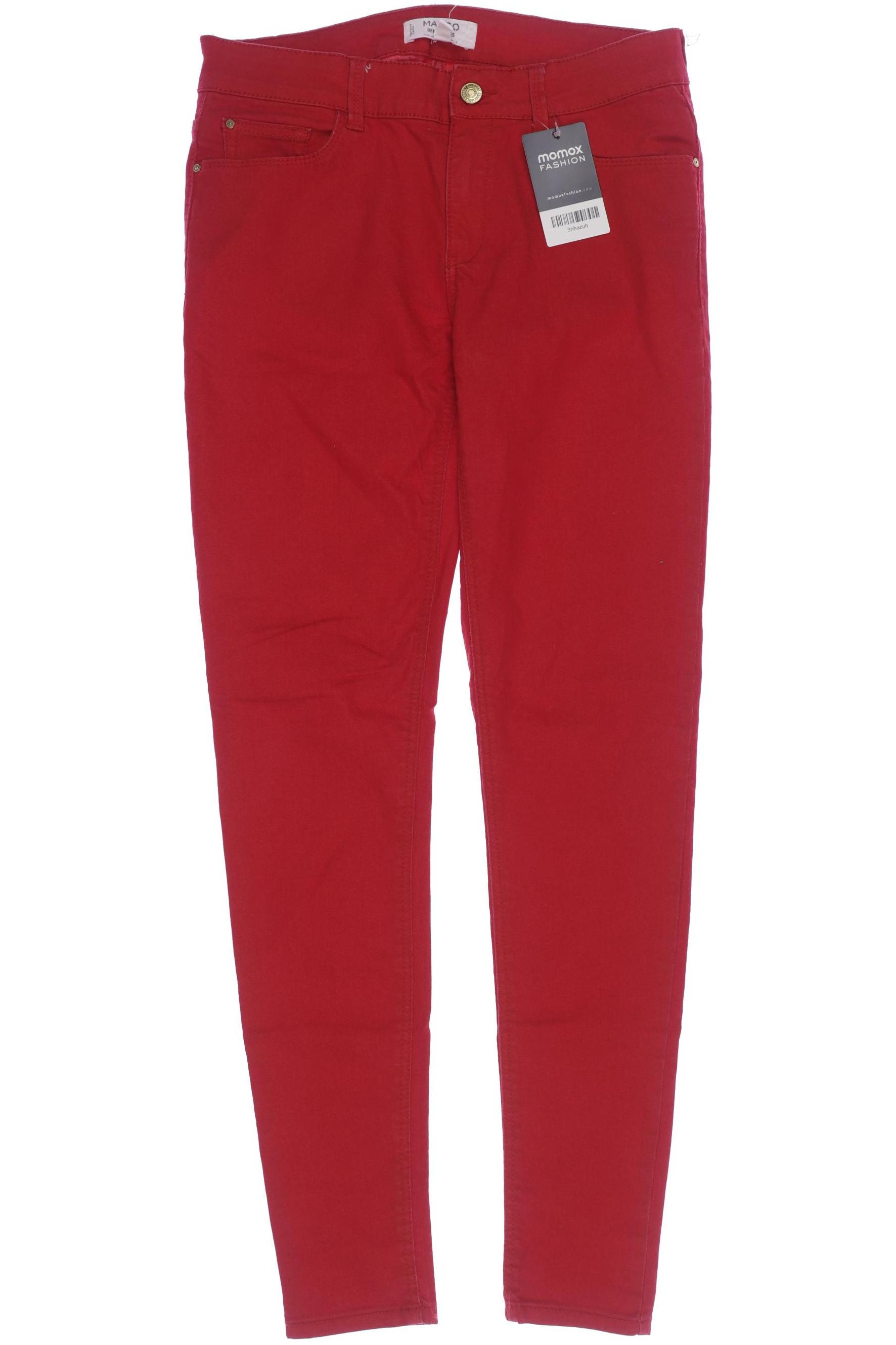 

Mango Damen Jeans, rot, Gr. 38