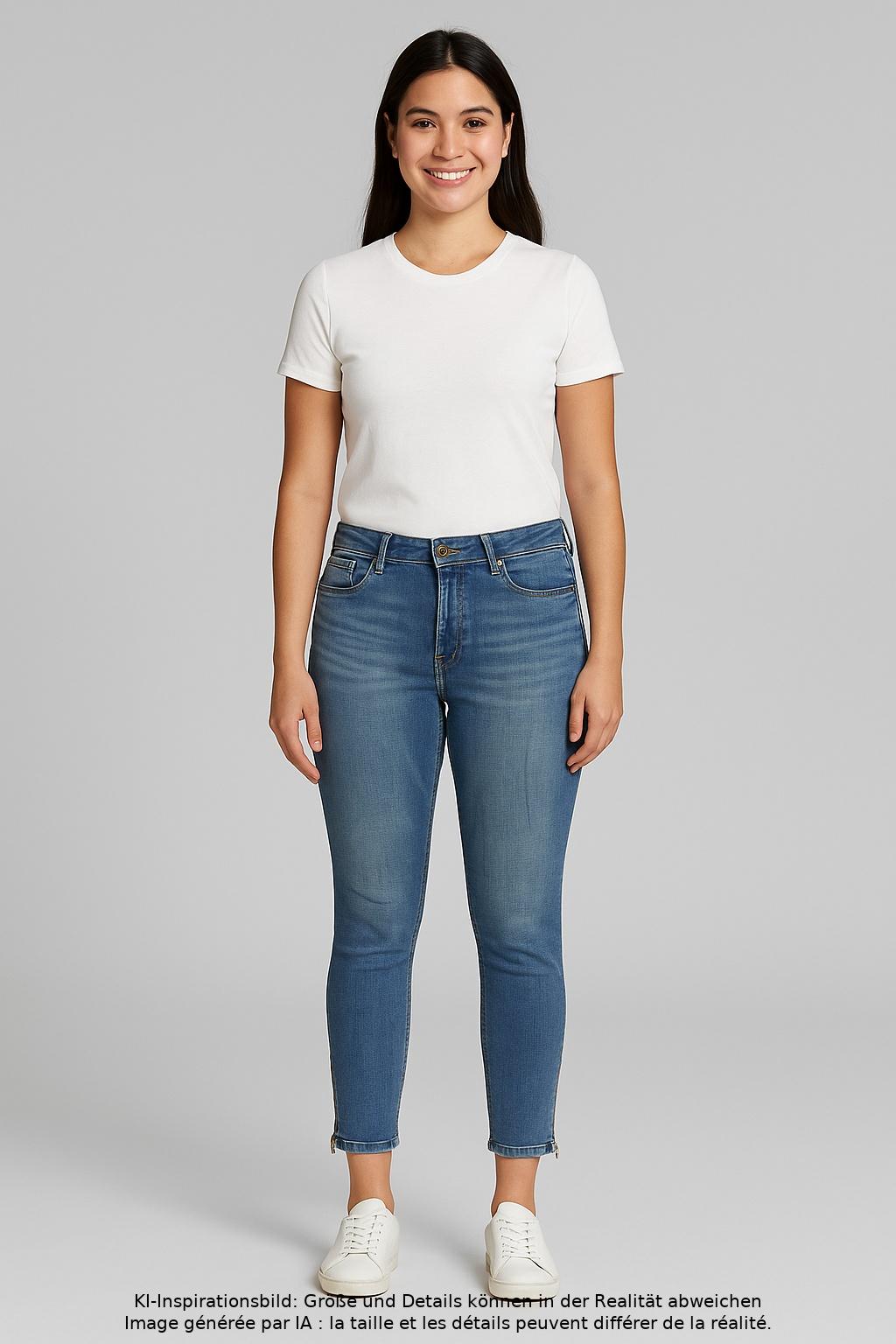 

Mango Damen Jeans, blau, Gr. 34