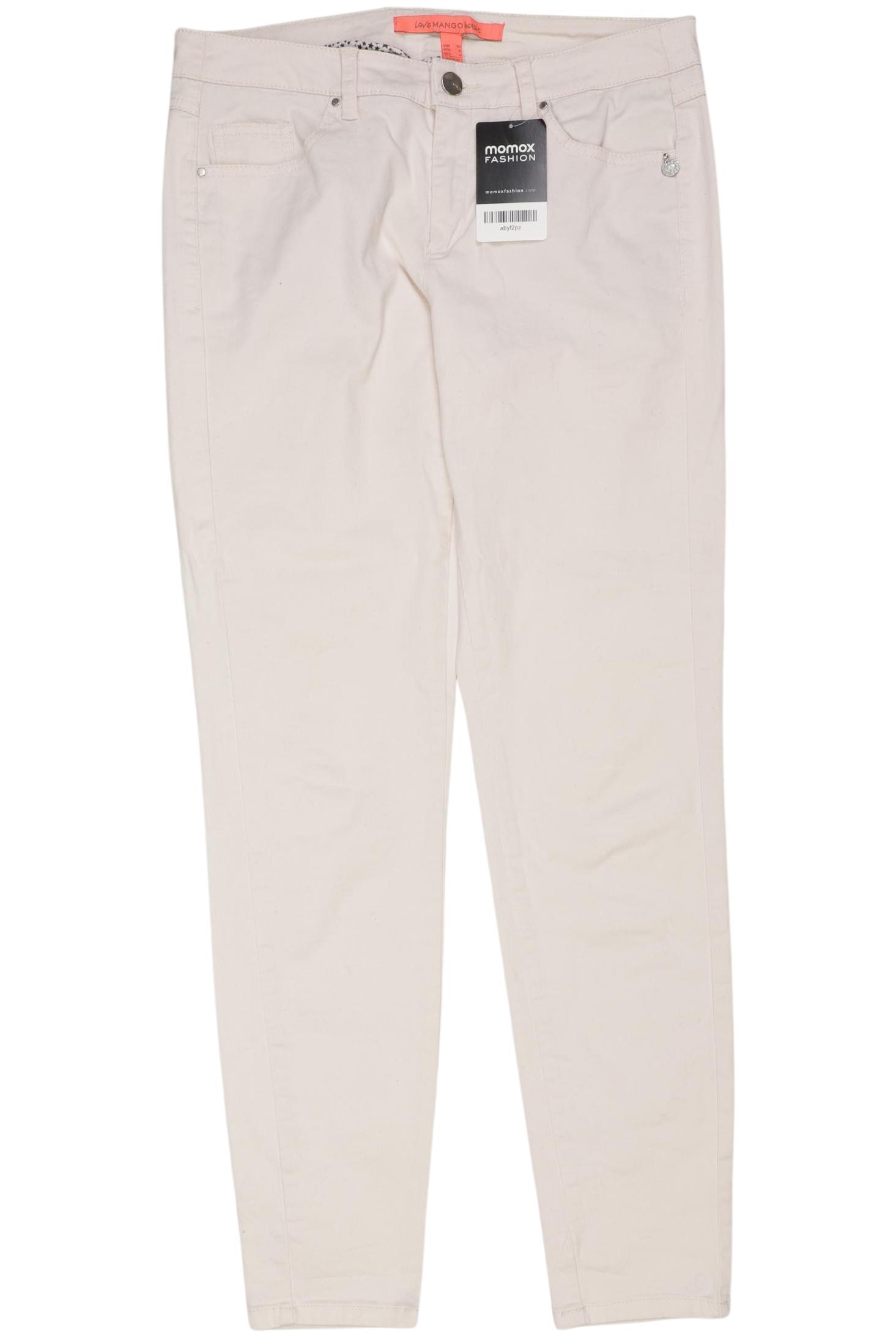 

Mango Damen Jeans, cremeweiß, Gr. 36
