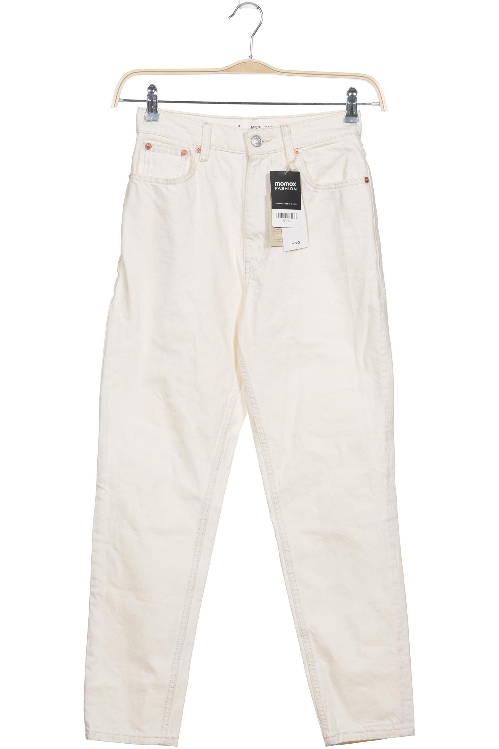 

Mango Damen Jeans, cremeweiß, Gr. 36