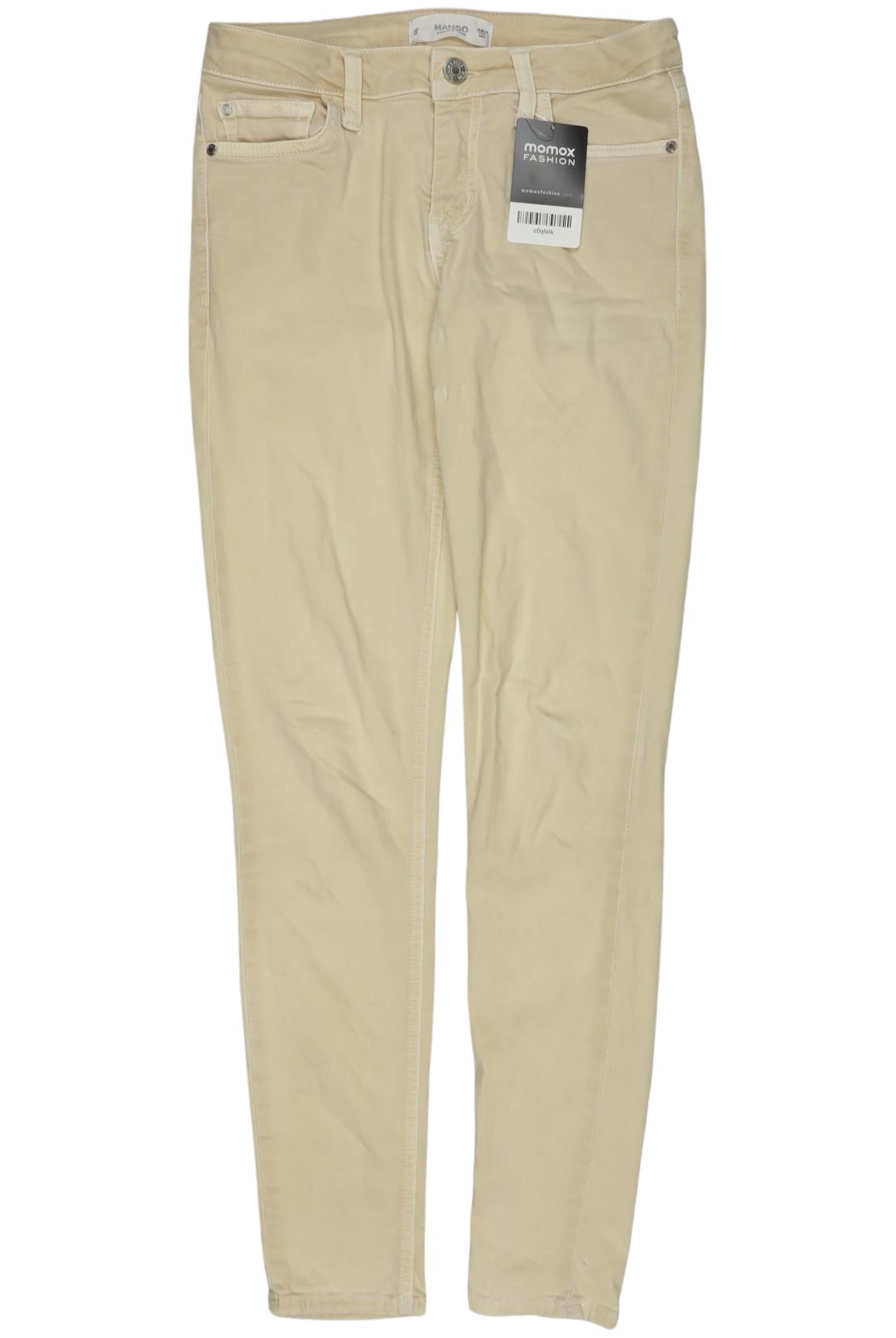 

Mango Damen Jeans, beige, Gr. 34
