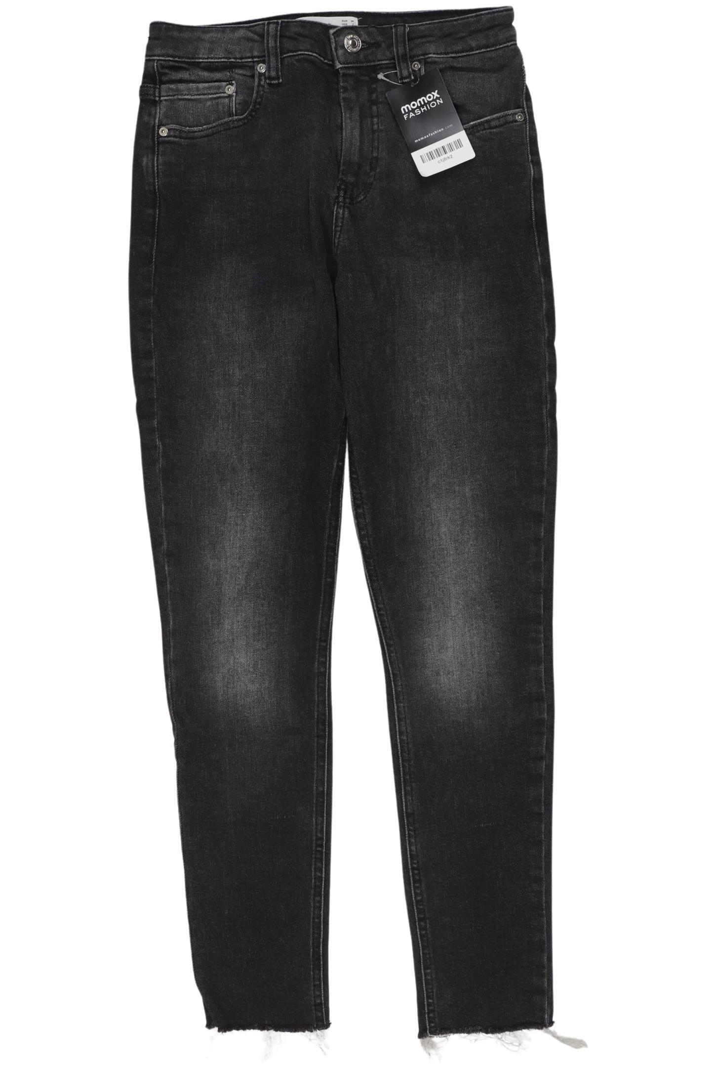 

Mango Damen Jeans, schwarz, Gr. 34