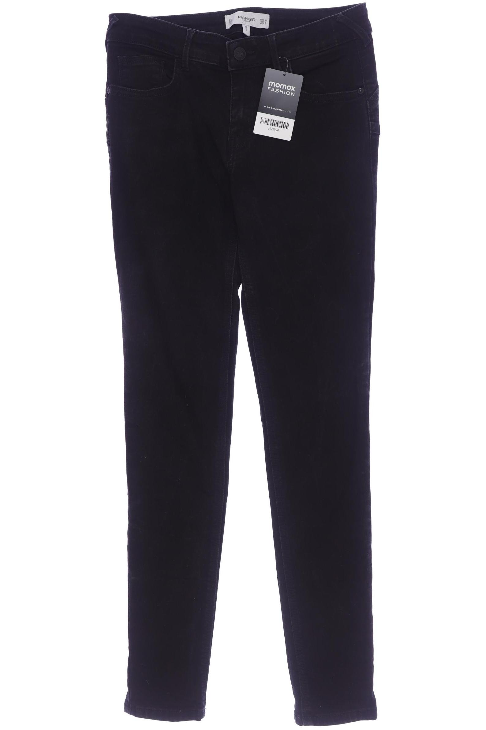 

Mango Damen Jeans, schwarz, Gr. 36