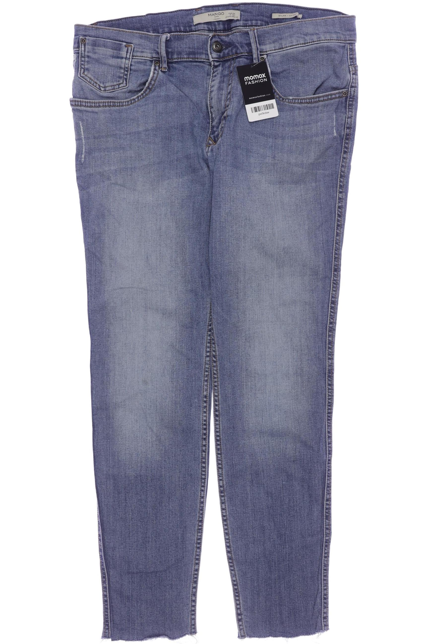 

Mango Damen Jeans, blau, Gr. 44