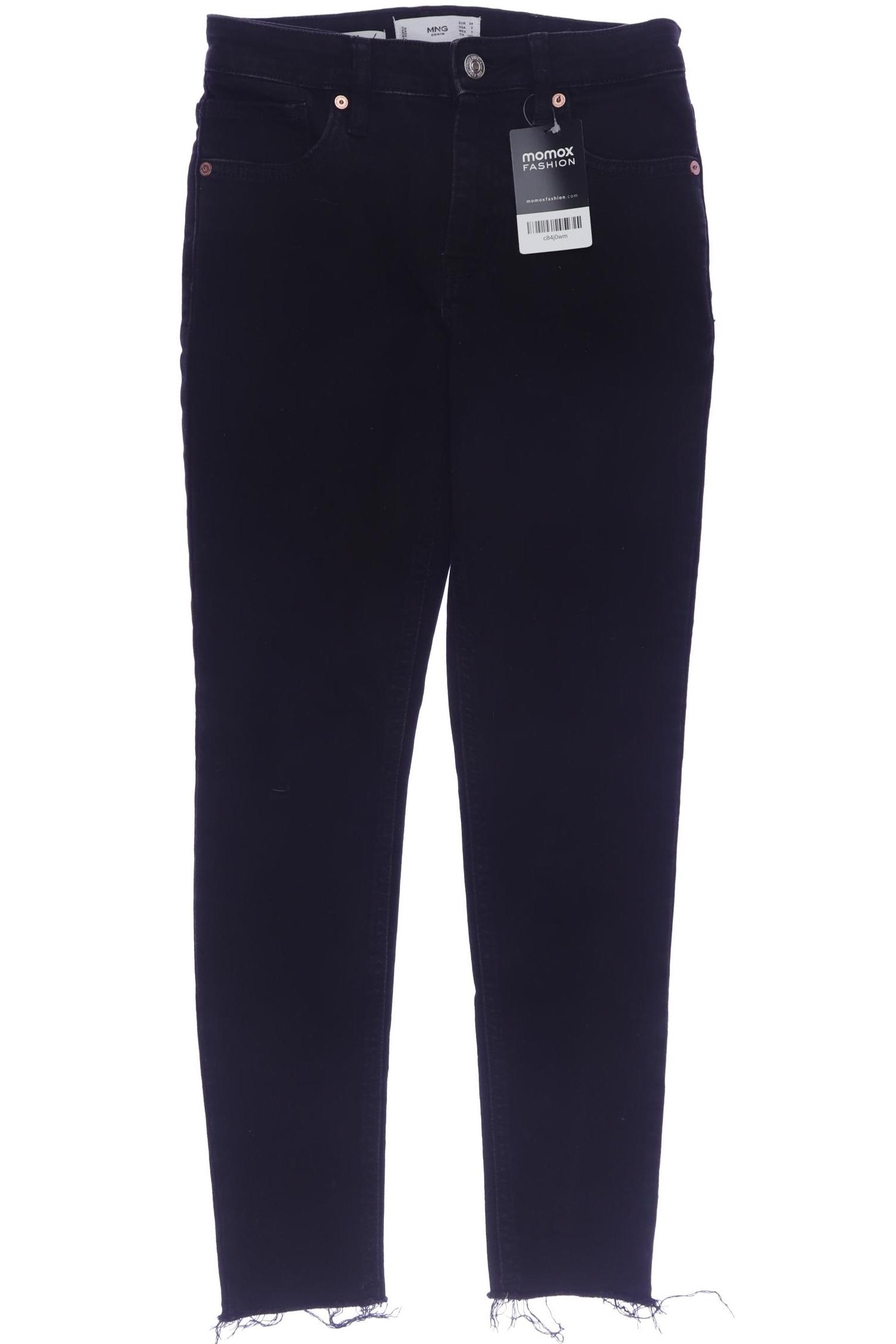 

Mango Damen Jeans, schwarz, Gr. 34