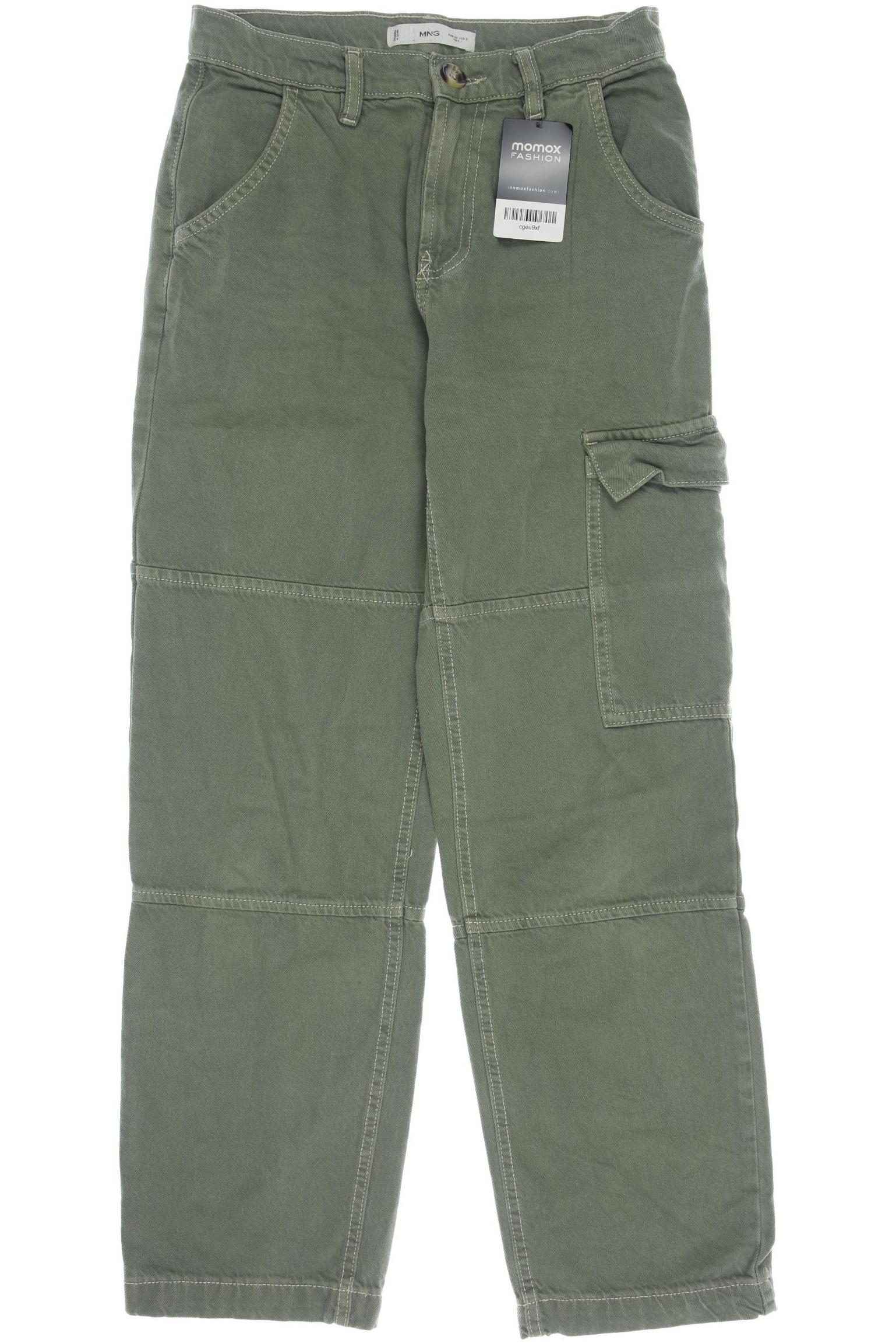 

Mango Damen Jeans, grün, Gr. 34