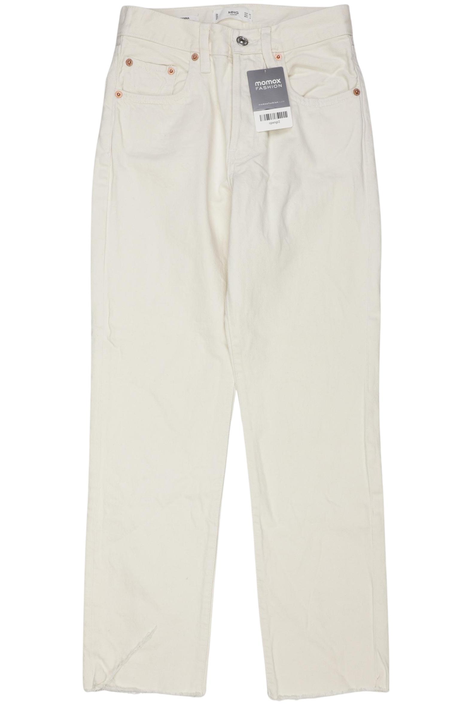 

Mango Damen Jeans, cremeweiß, Gr. 32