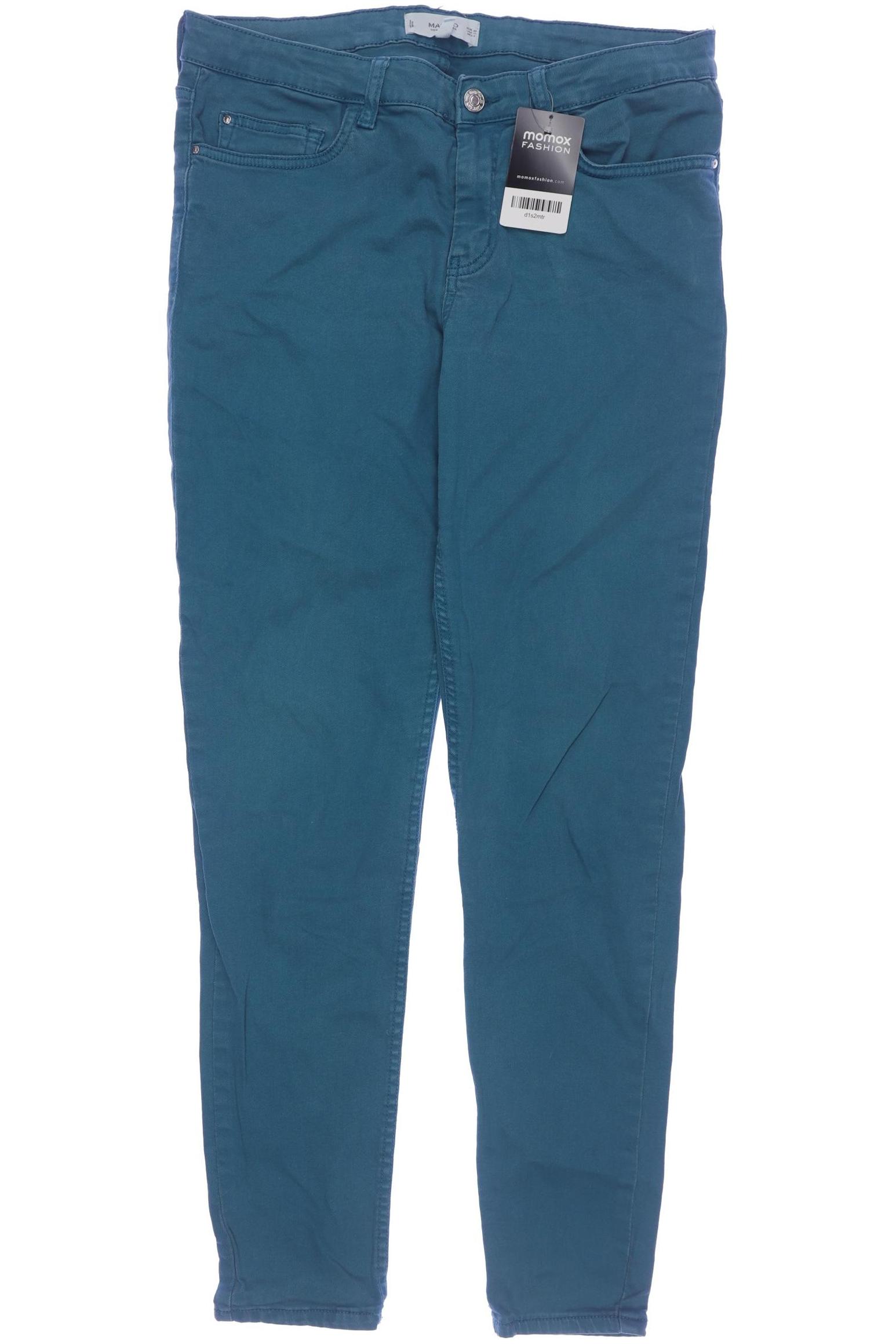 

Mango Damen Jeans, türkis, Gr. 42