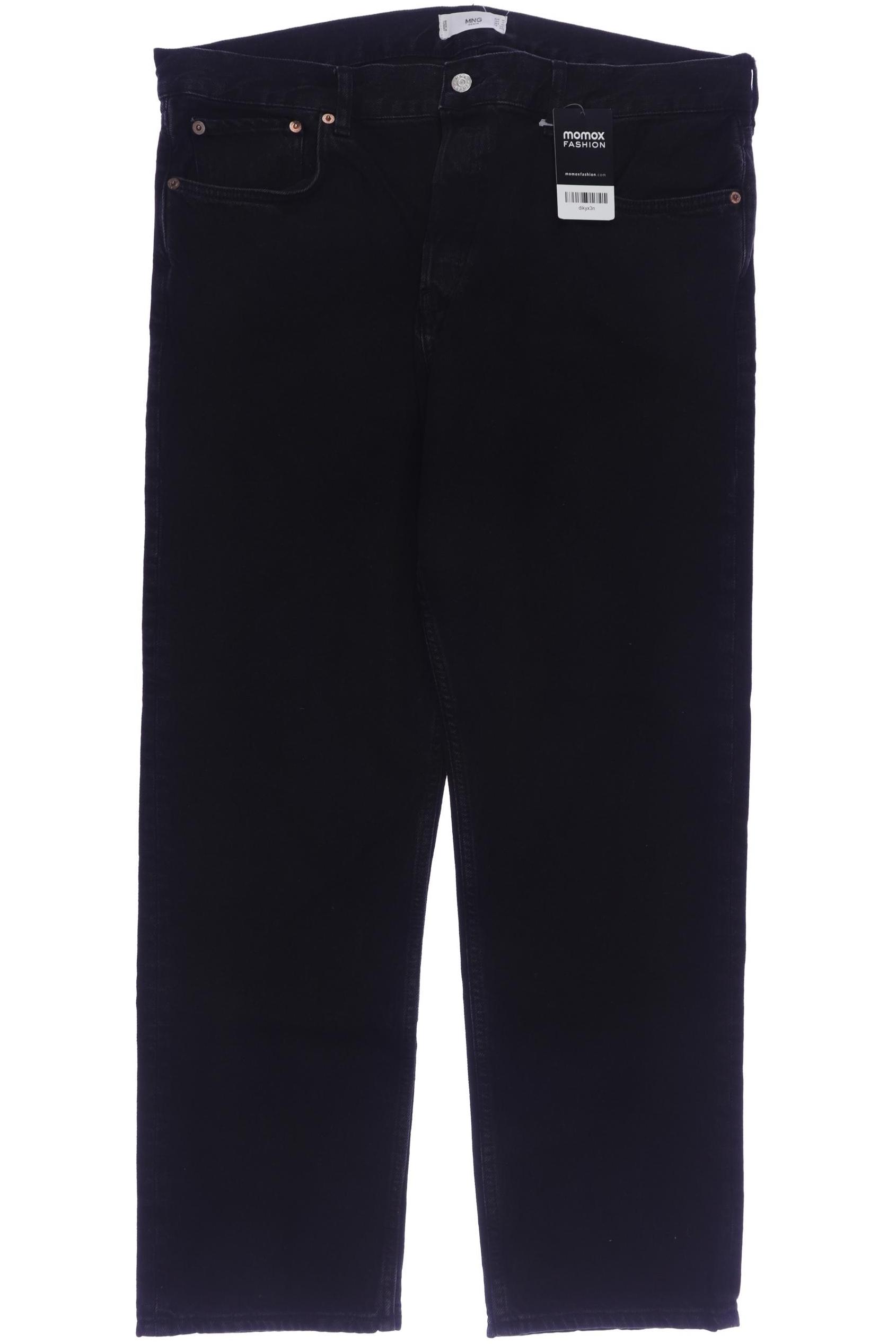 

Mango Damen Jeans, schwarz, Gr. 46