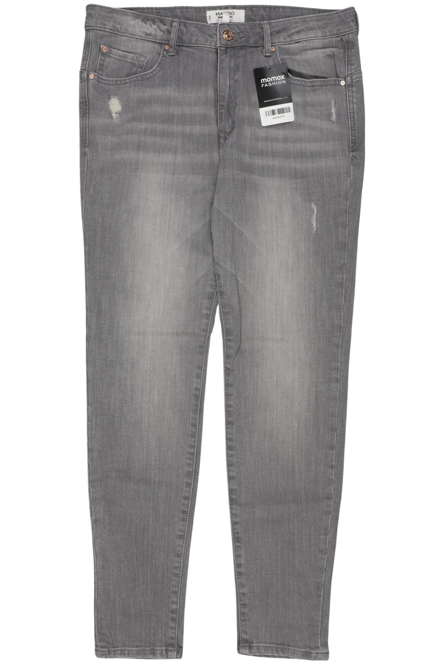 

Mango Damen Jeans, grau, Gr. 36