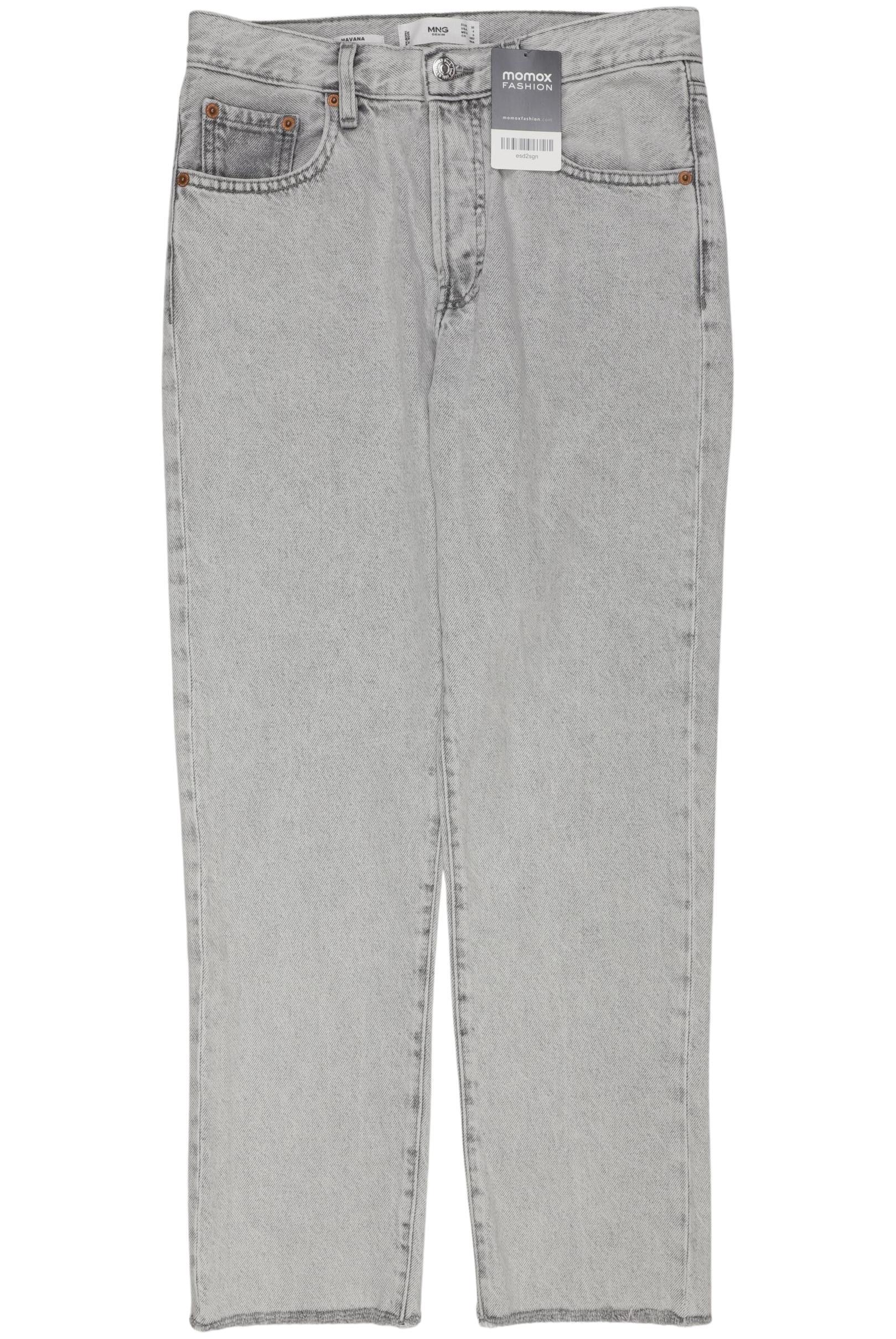 

Mango Damen Jeans, grau, Gr. 36