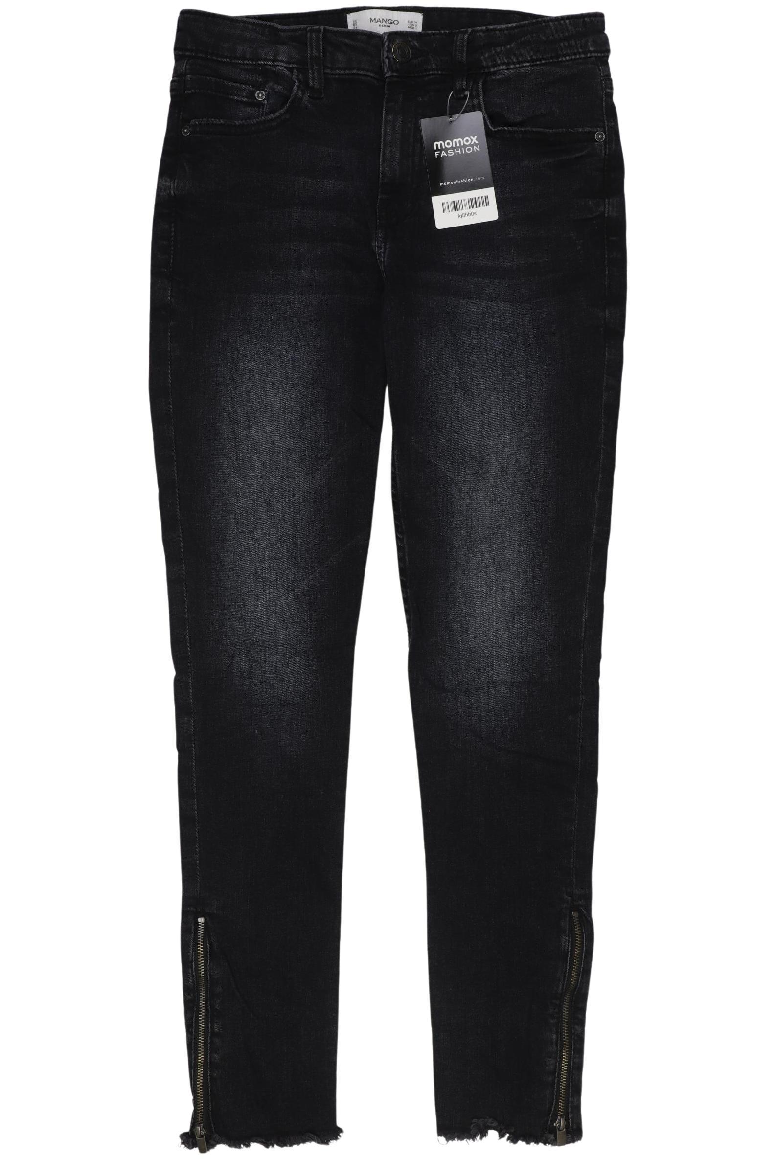 

Mango Damen Jeans, schwarz, Gr. 34