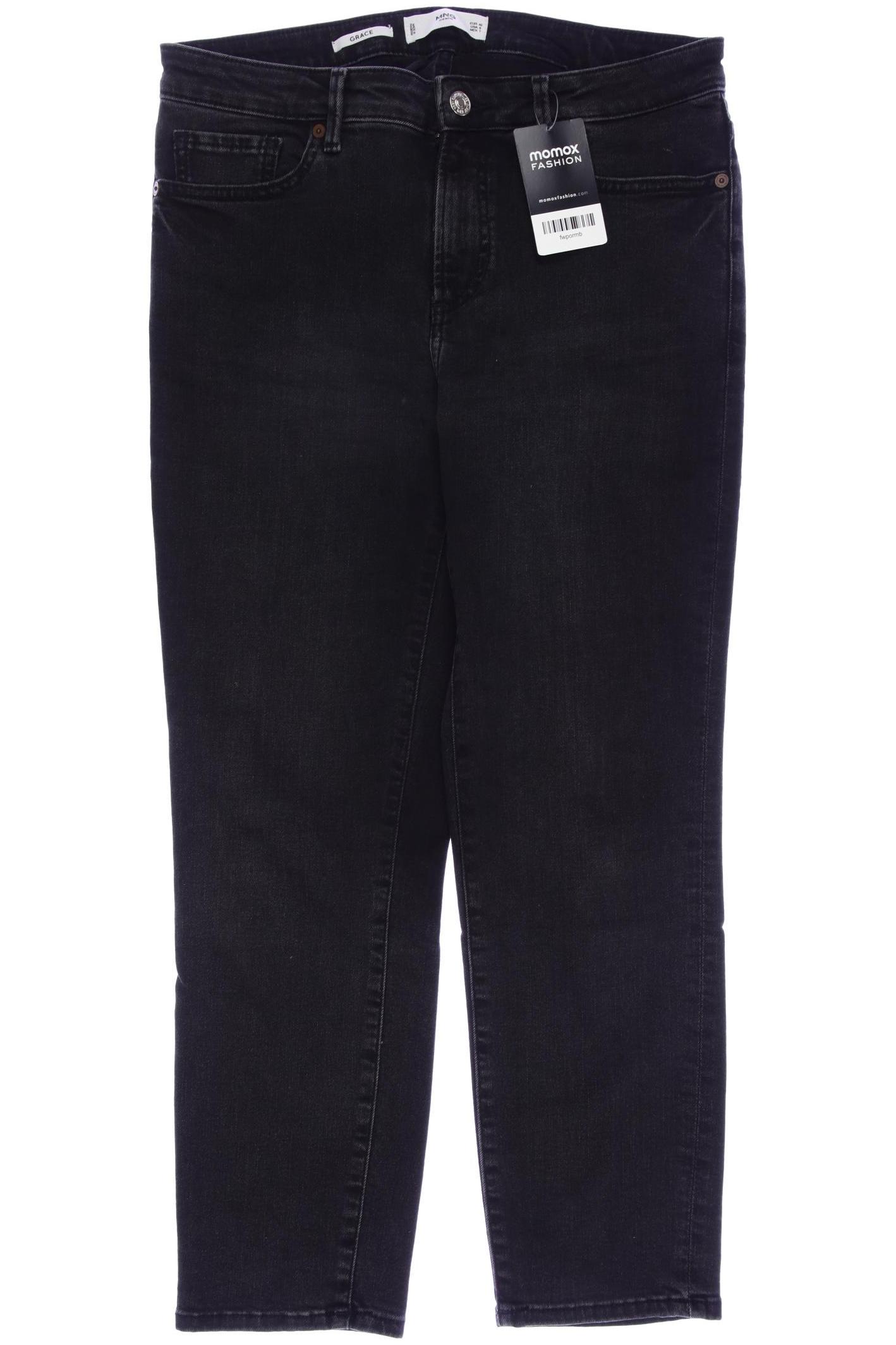 

Mango Damen Jeans, schwarz, Gr. 40