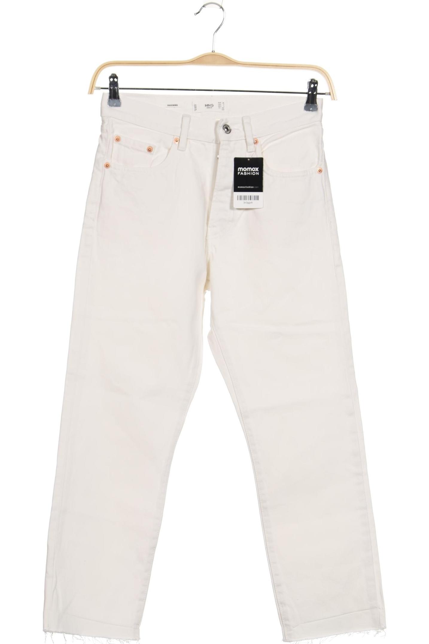 

Mango Damen Jeans, weiß, Gr. 36