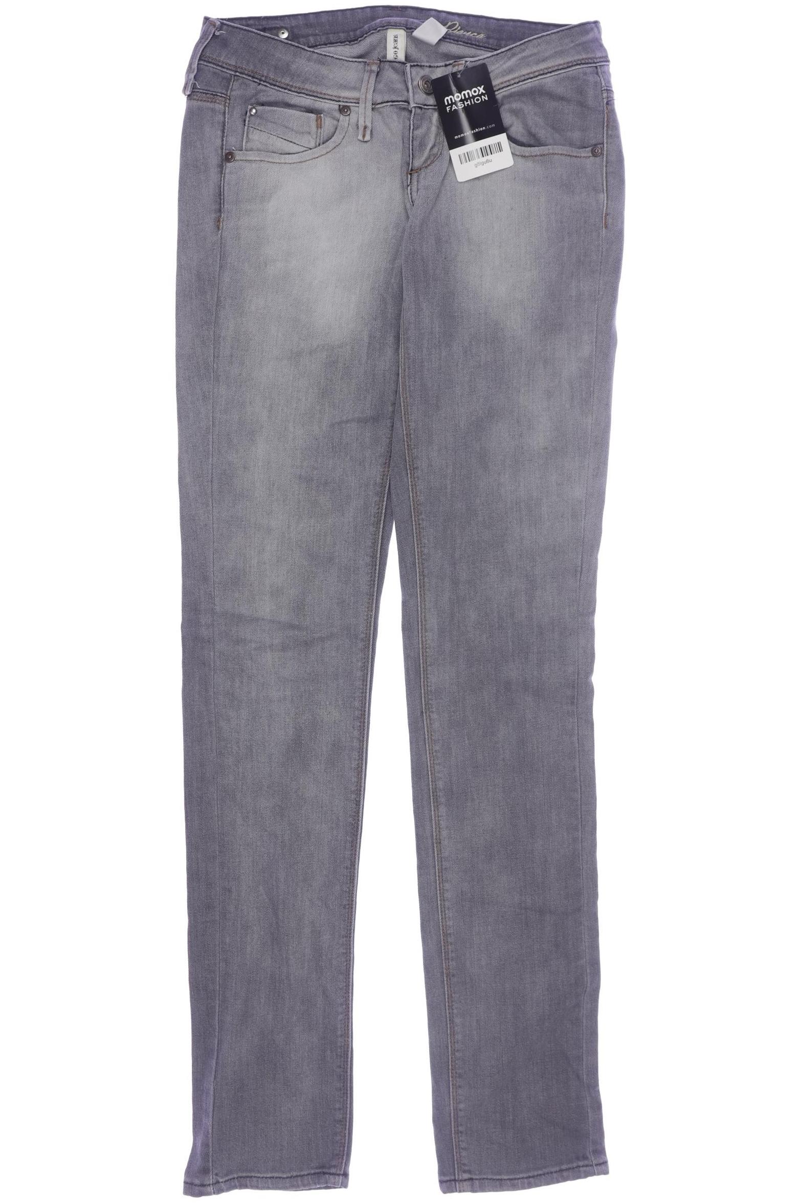 

Mango Damen Jeans, grau, Gr. 32