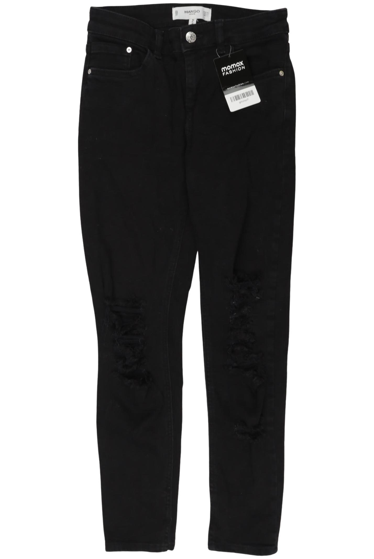 

Mango Damen Jeans, schwarz, Gr. 34