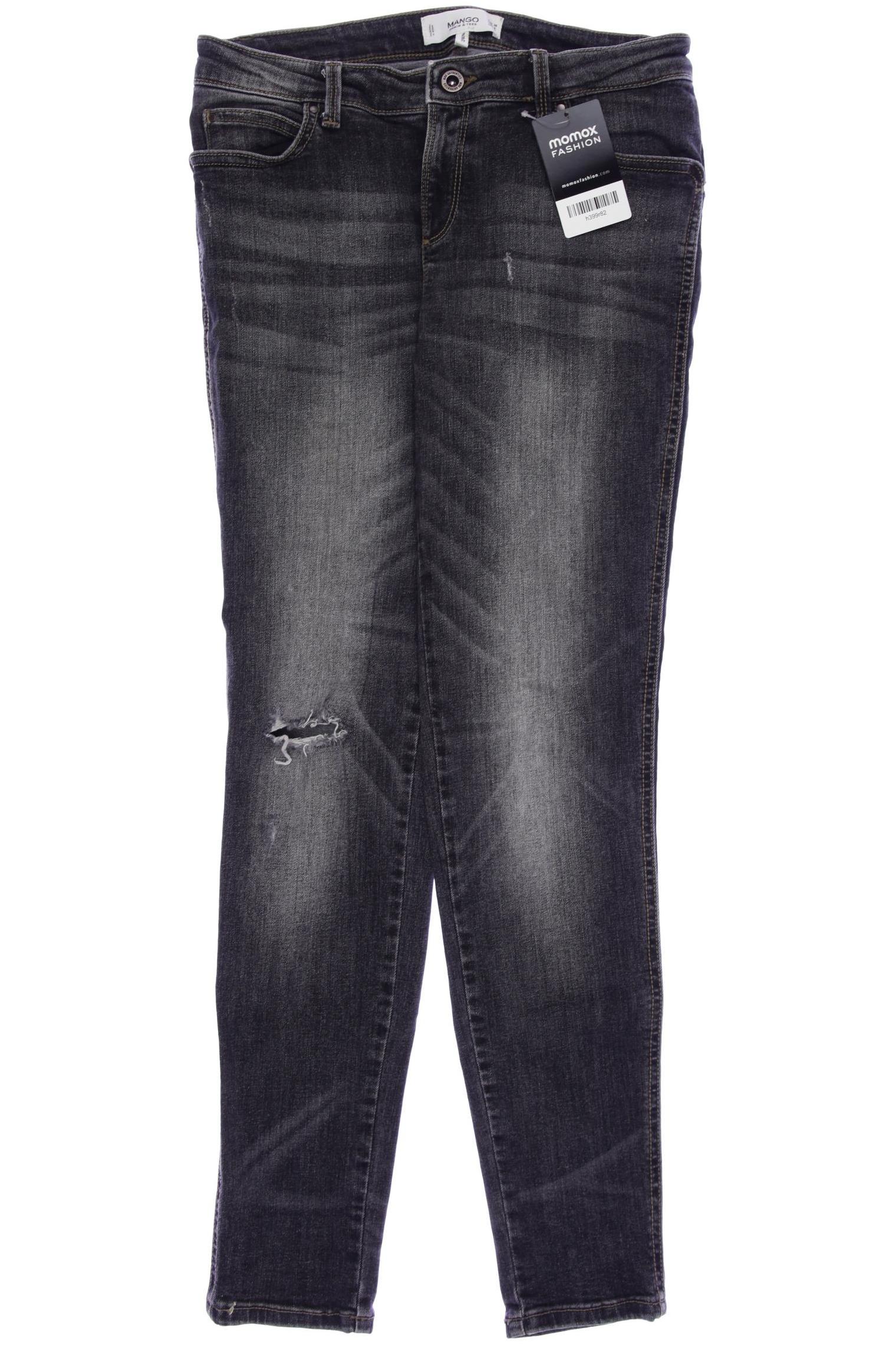 

Mango Damen Jeans, schwarz, Gr. 38