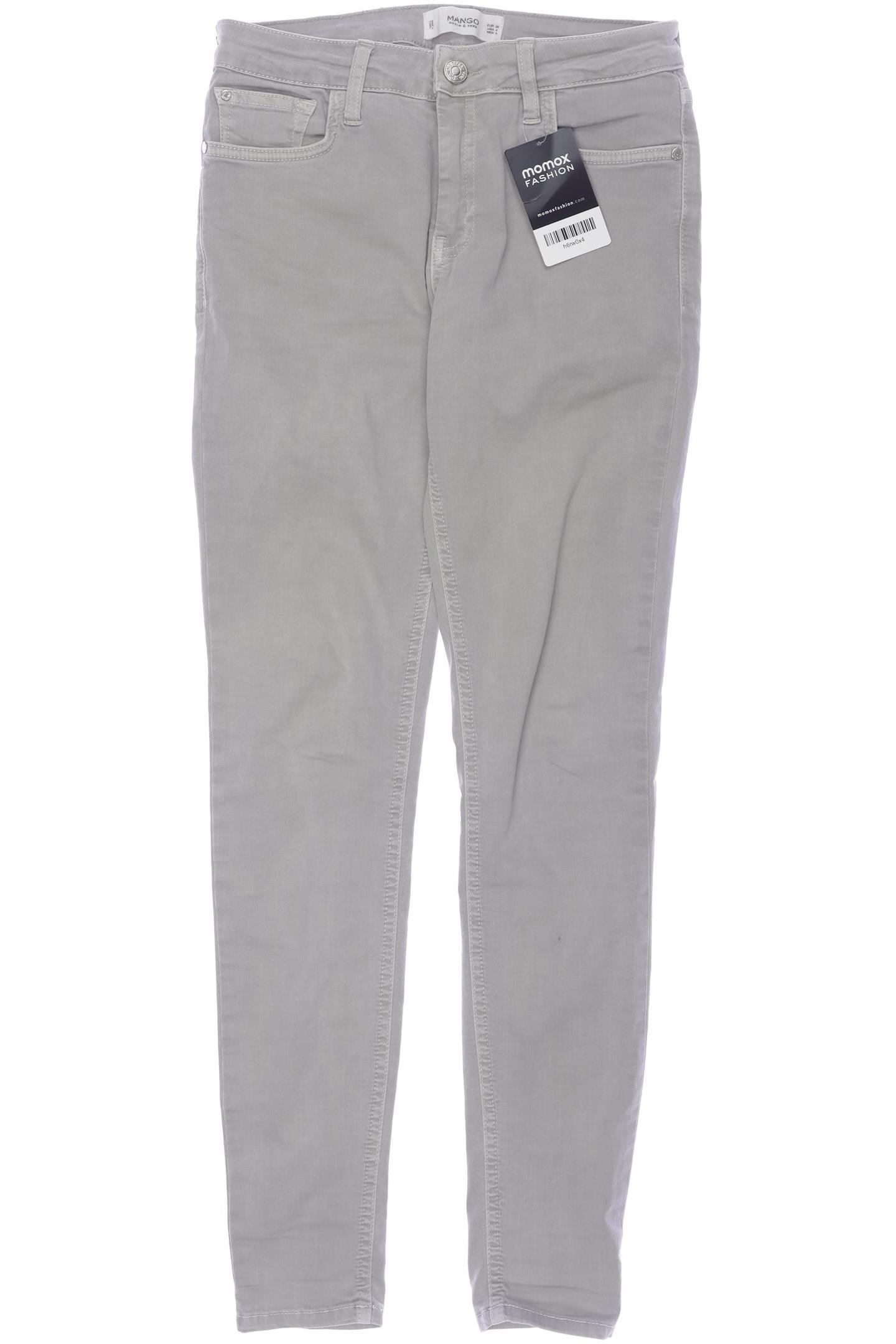 

Mango Damen Jeans, grau, Gr. 38