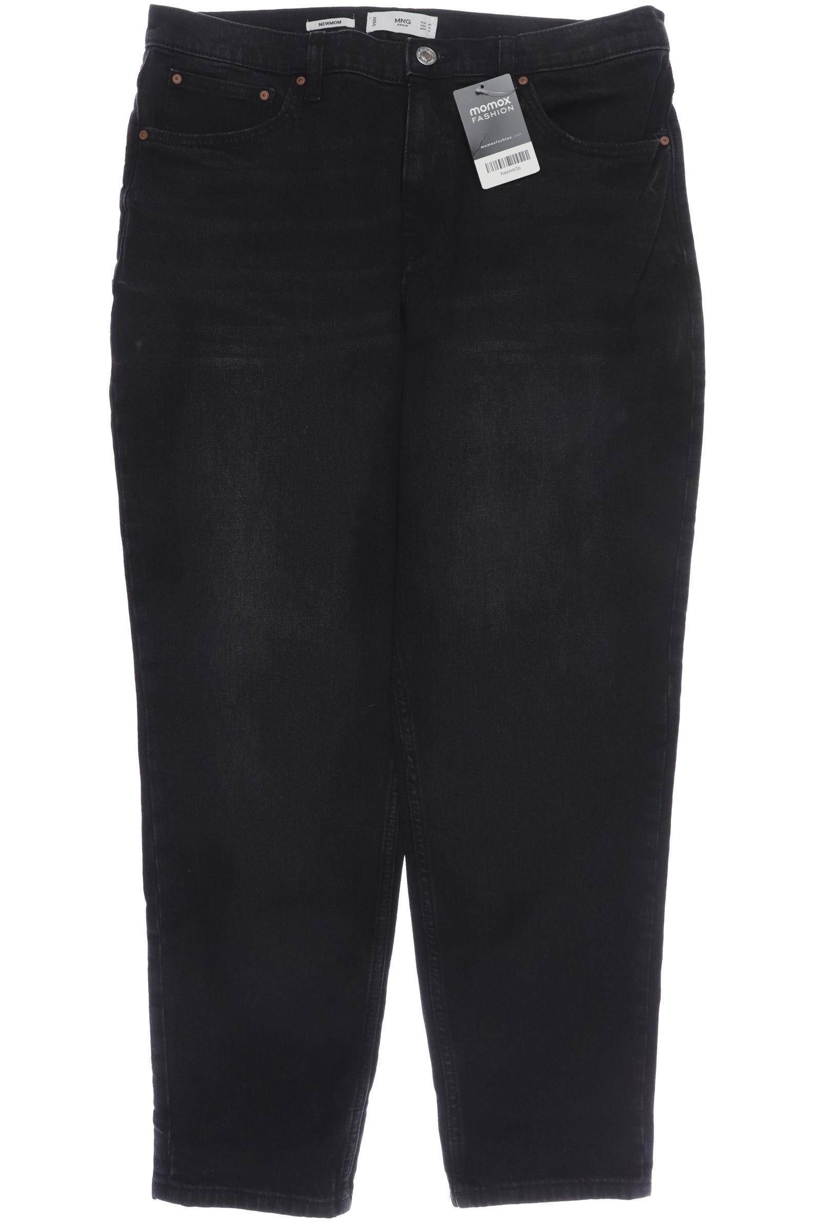 

Mango Damen Jeans, schwarz, Gr. 46