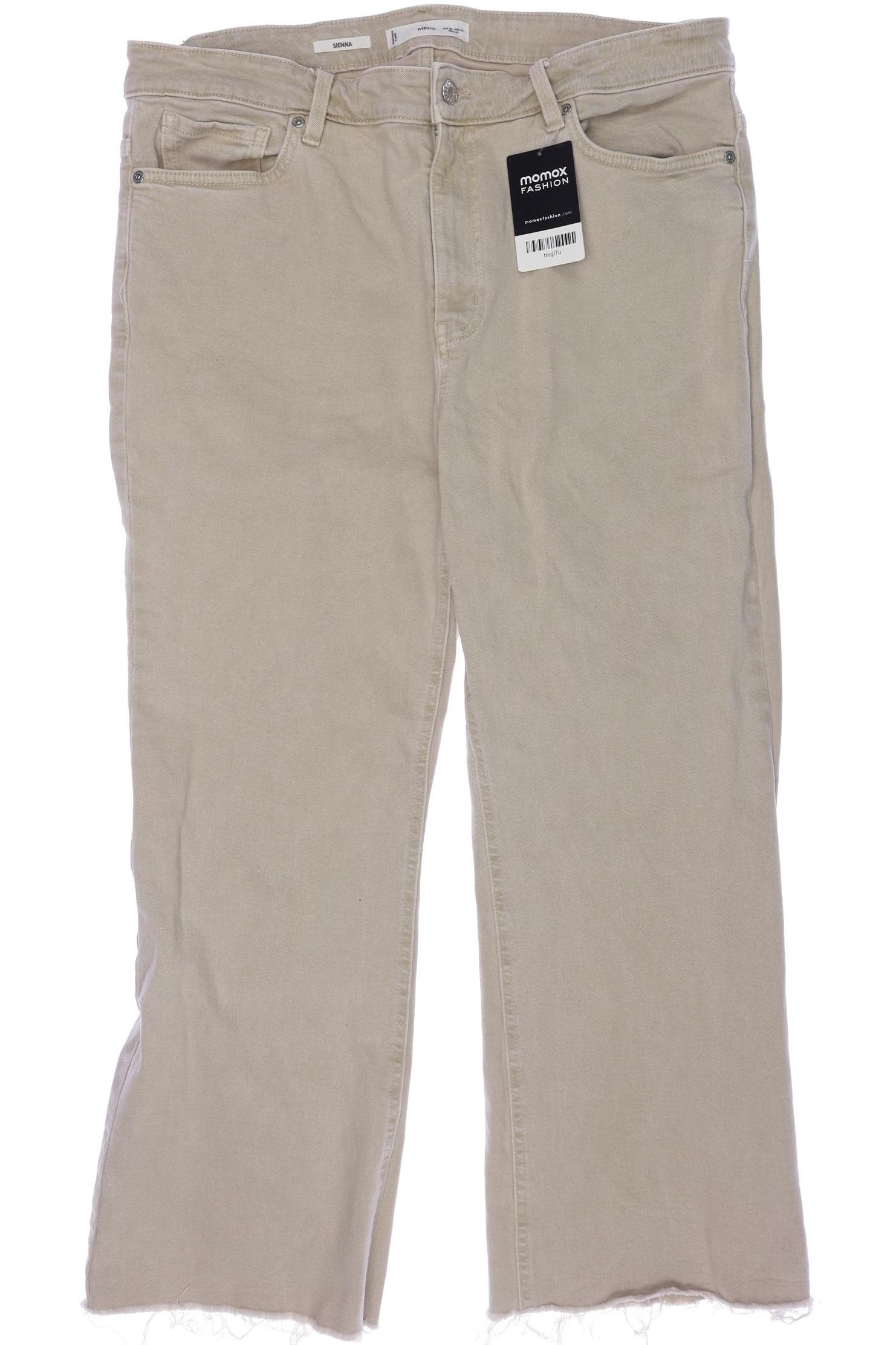 

Mango Damen Jeans, beige, Gr. 46