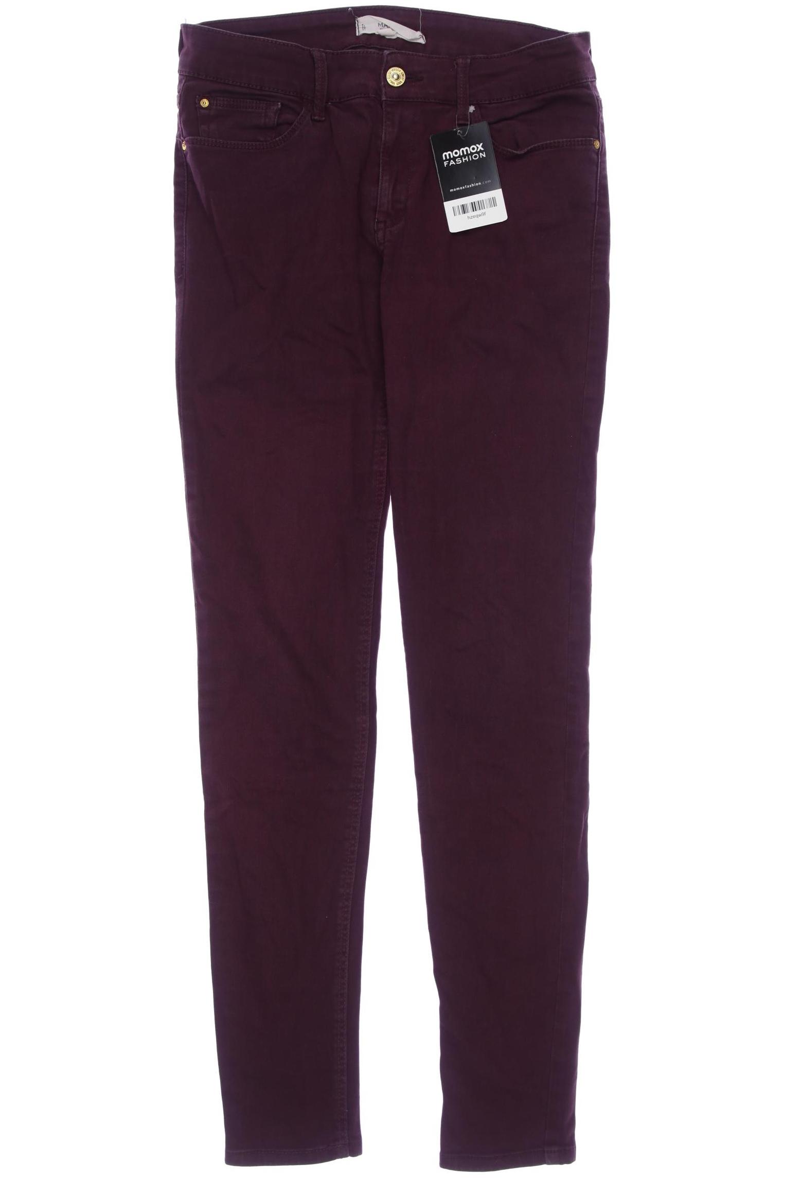 

Mango Damen Jeans, bordeaux, Gr. 36