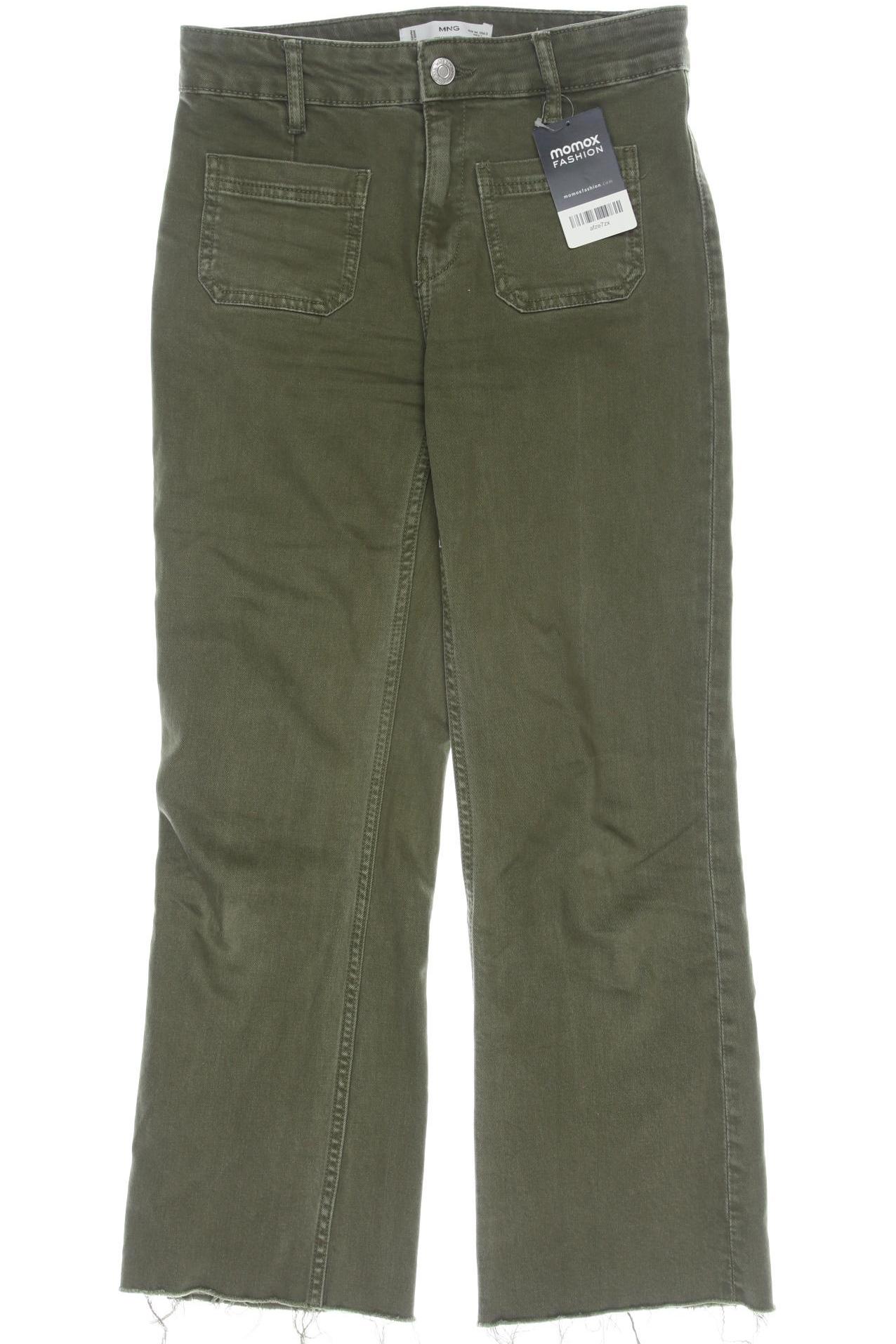 

Mango Damen Jeans, grün, Gr. 34