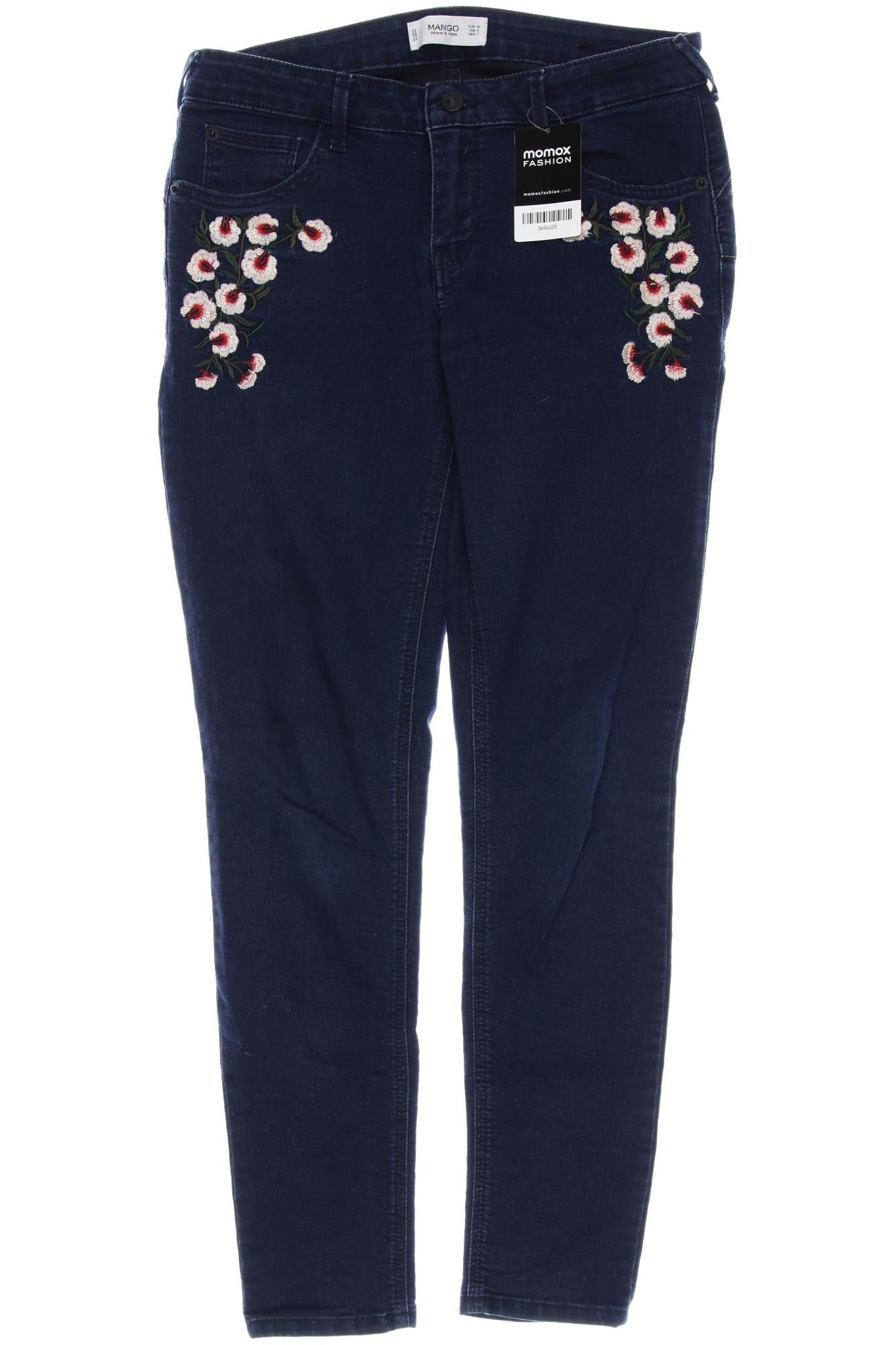 

Mango Damen Jeans, marineblau, Gr. 40