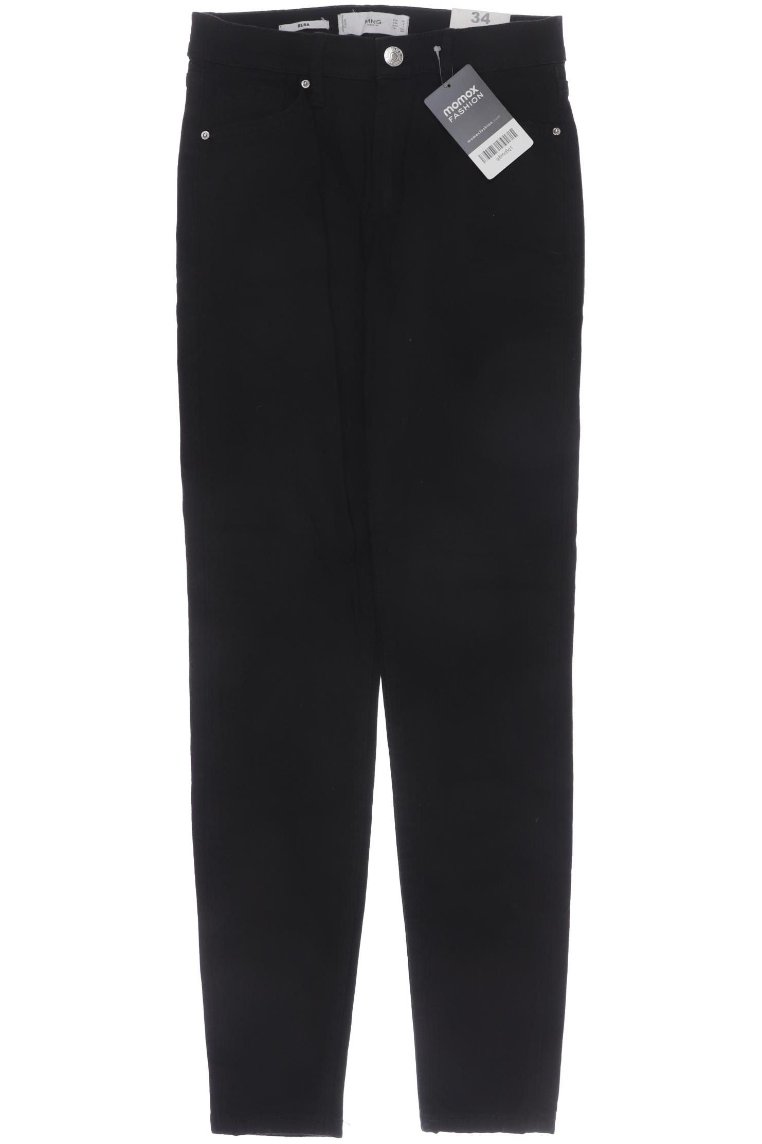 

Mango Damen Jeans, schwarz, Gr. 34