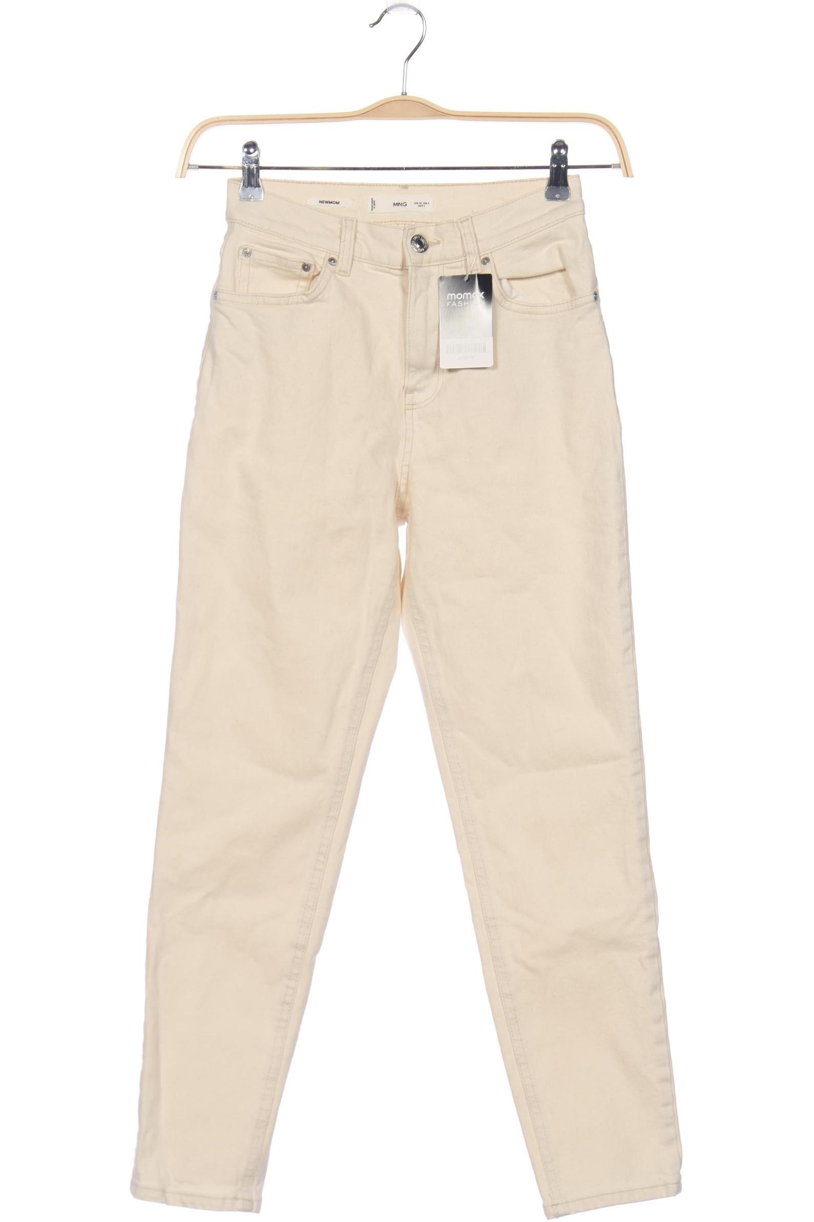 

Mango Damen Jeans, cremeweiß, Gr. 34
