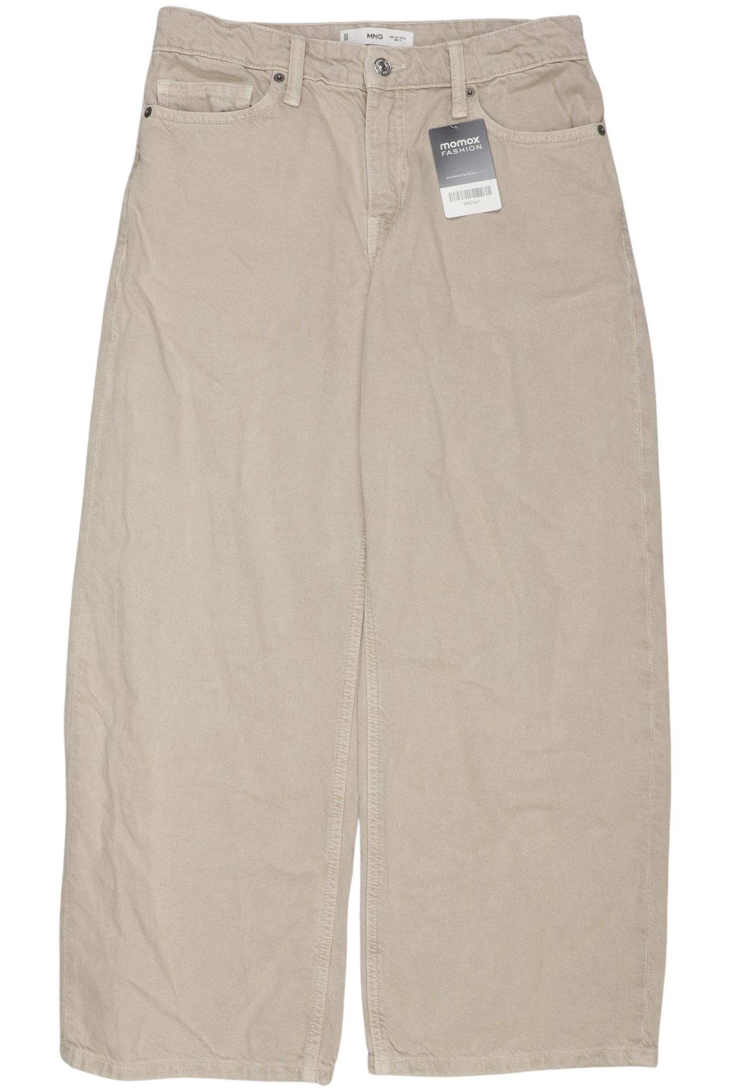 

Mango Damen Jeans, beige, Gr. 36