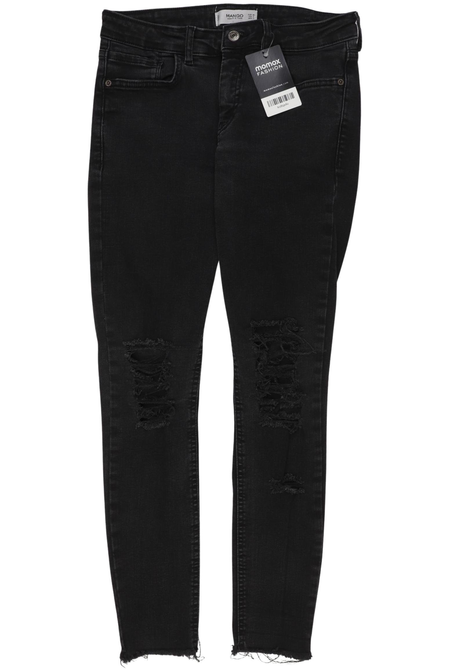 

Mango Damen Jeans, schwarz, Gr. 36