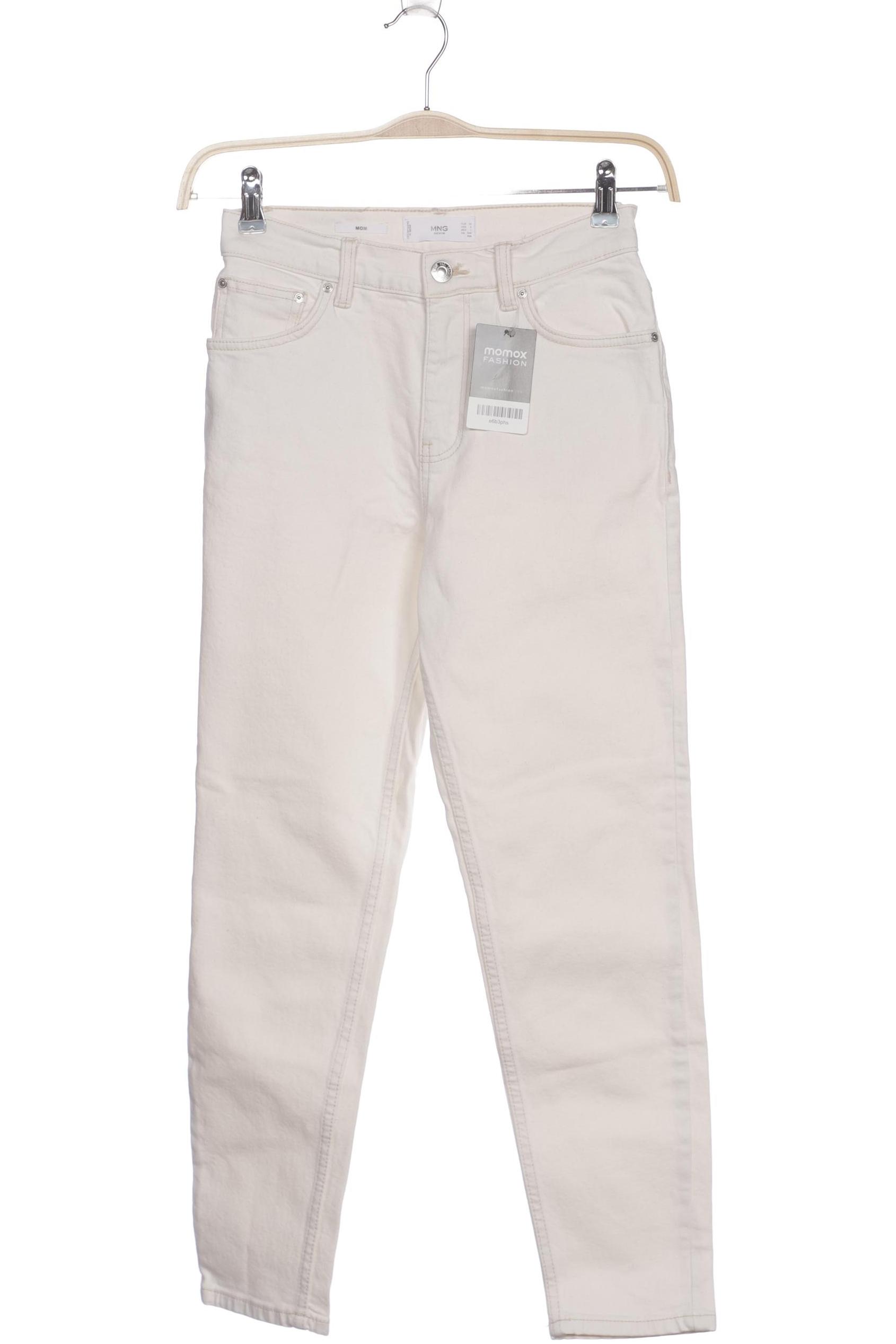 

Mango Damen Jeans, weiß, Gr. 34
