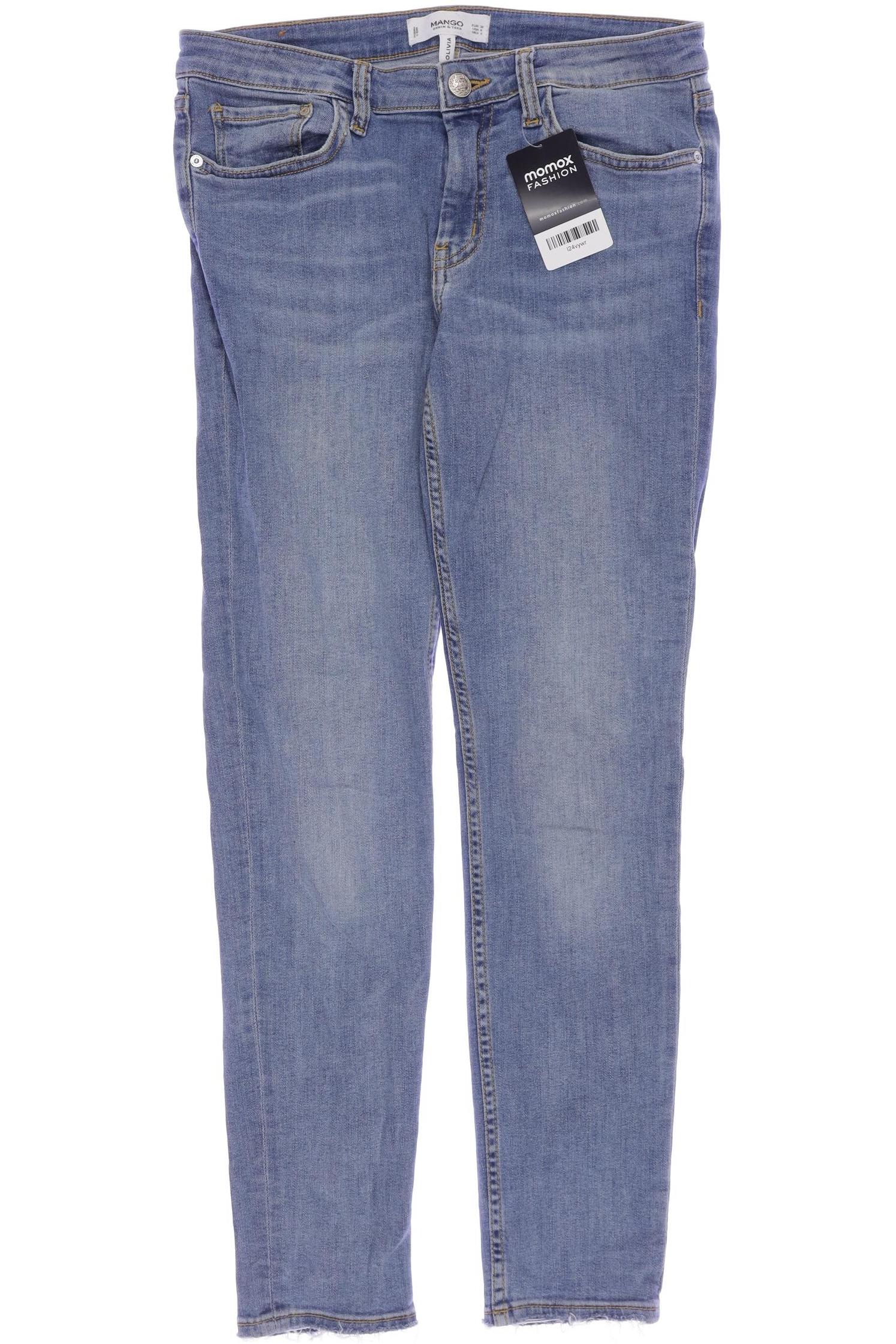 

Mango Damen Jeans, blau, Gr. 38