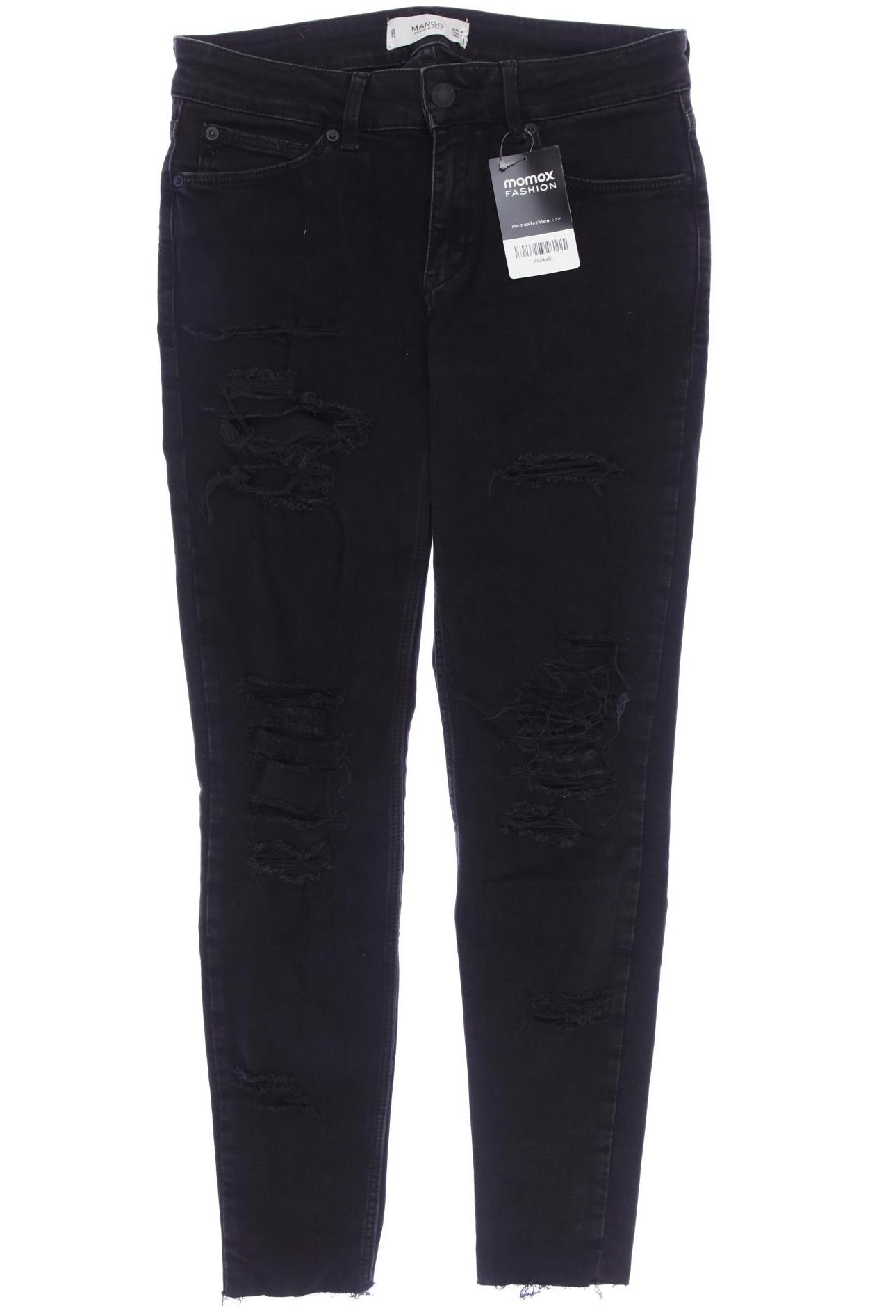 

Mango Damen Jeans, schwarz, Gr. 36