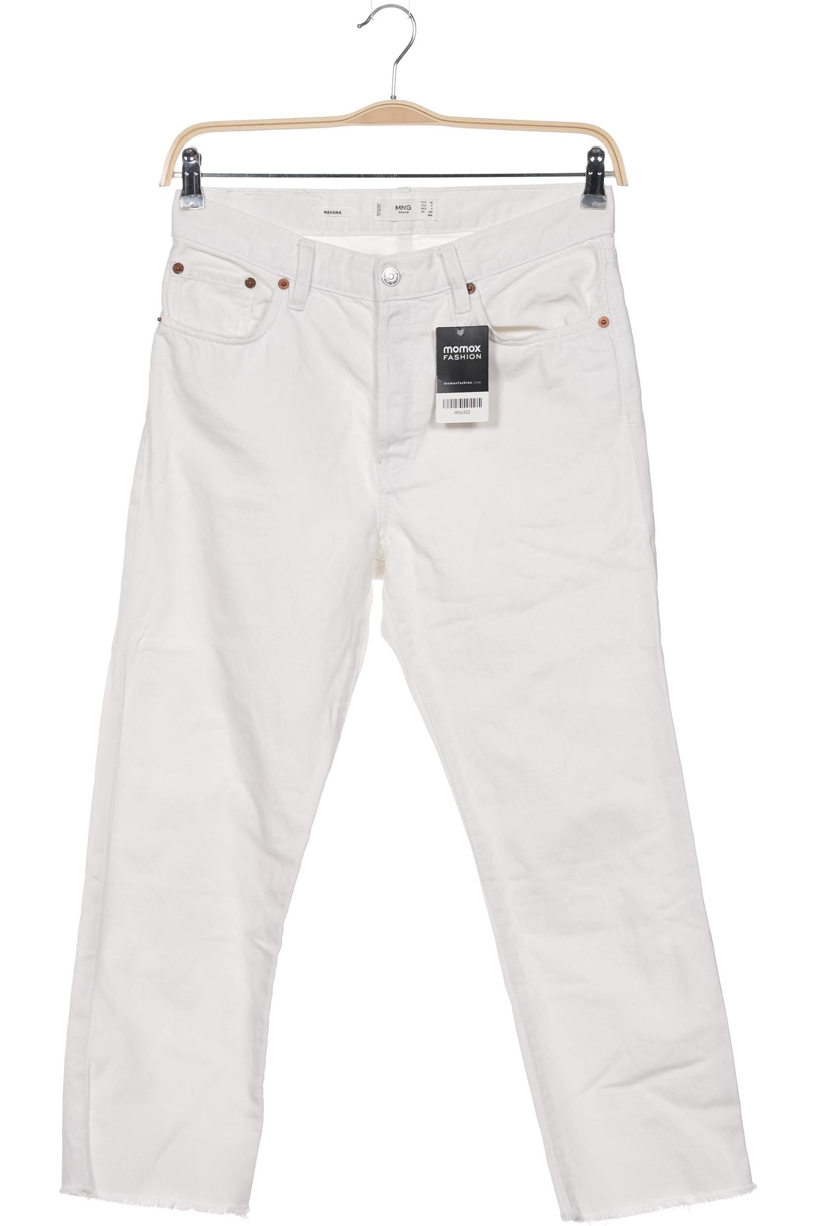 

Mango Damen Jeans, weiß, Gr. 38